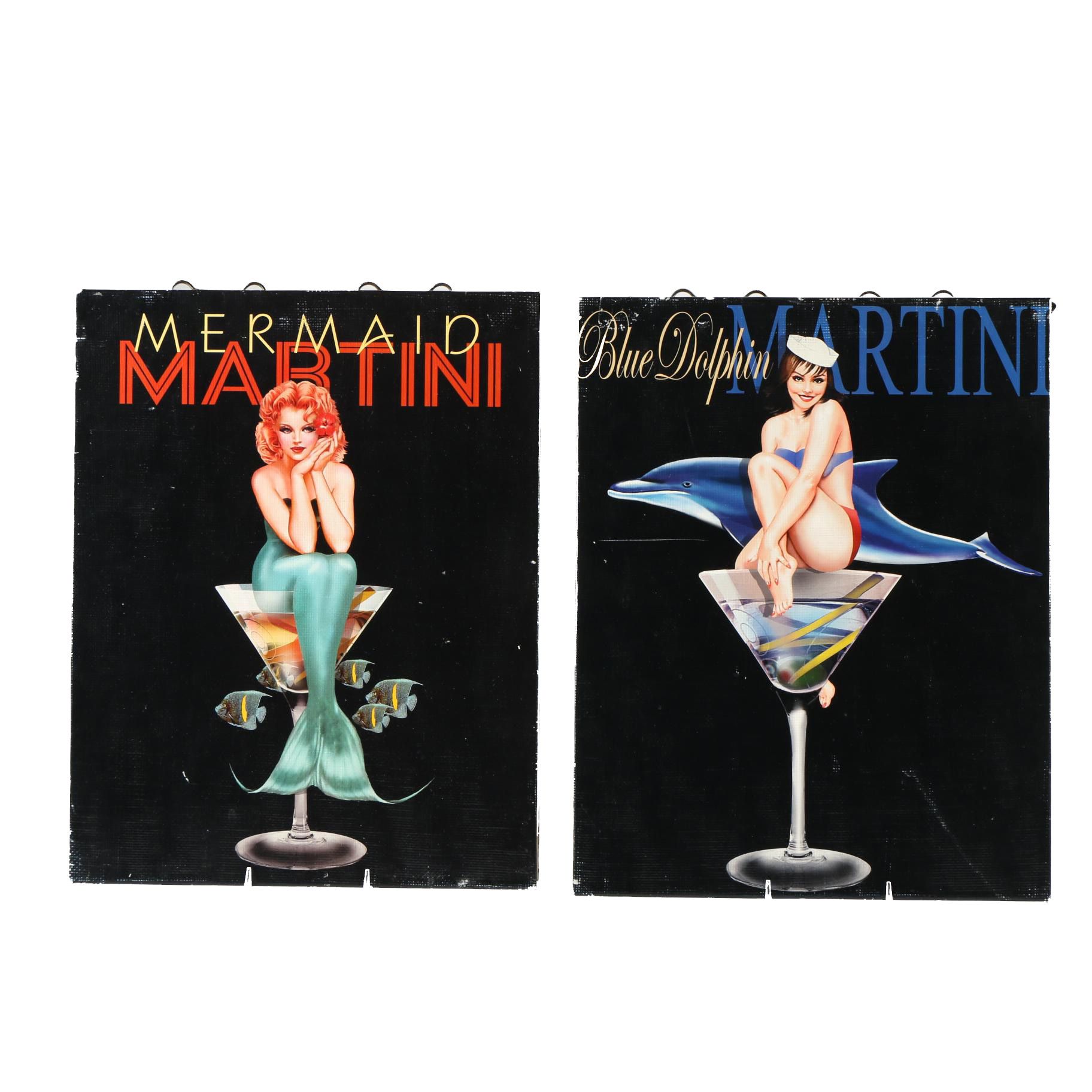 After Ralph Burch Offset Lithographs "Martini"