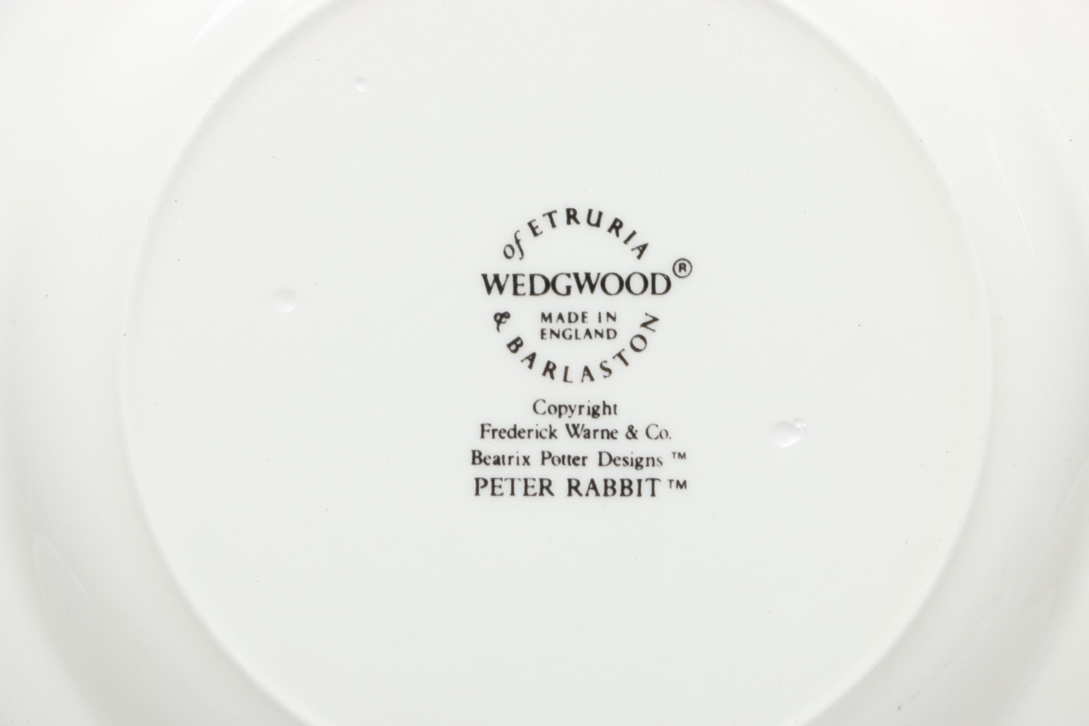 Wedgwood "Peter Rabbit" Children's Tableware