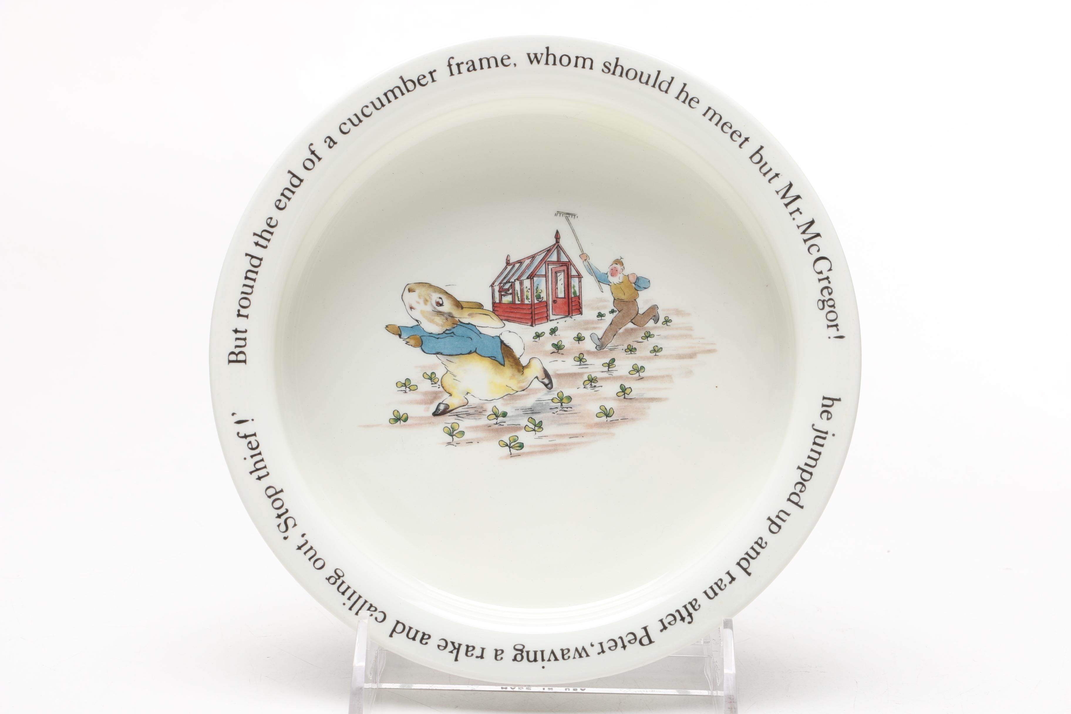 Wedgwood "Peter Rabbit" Children's Tableware