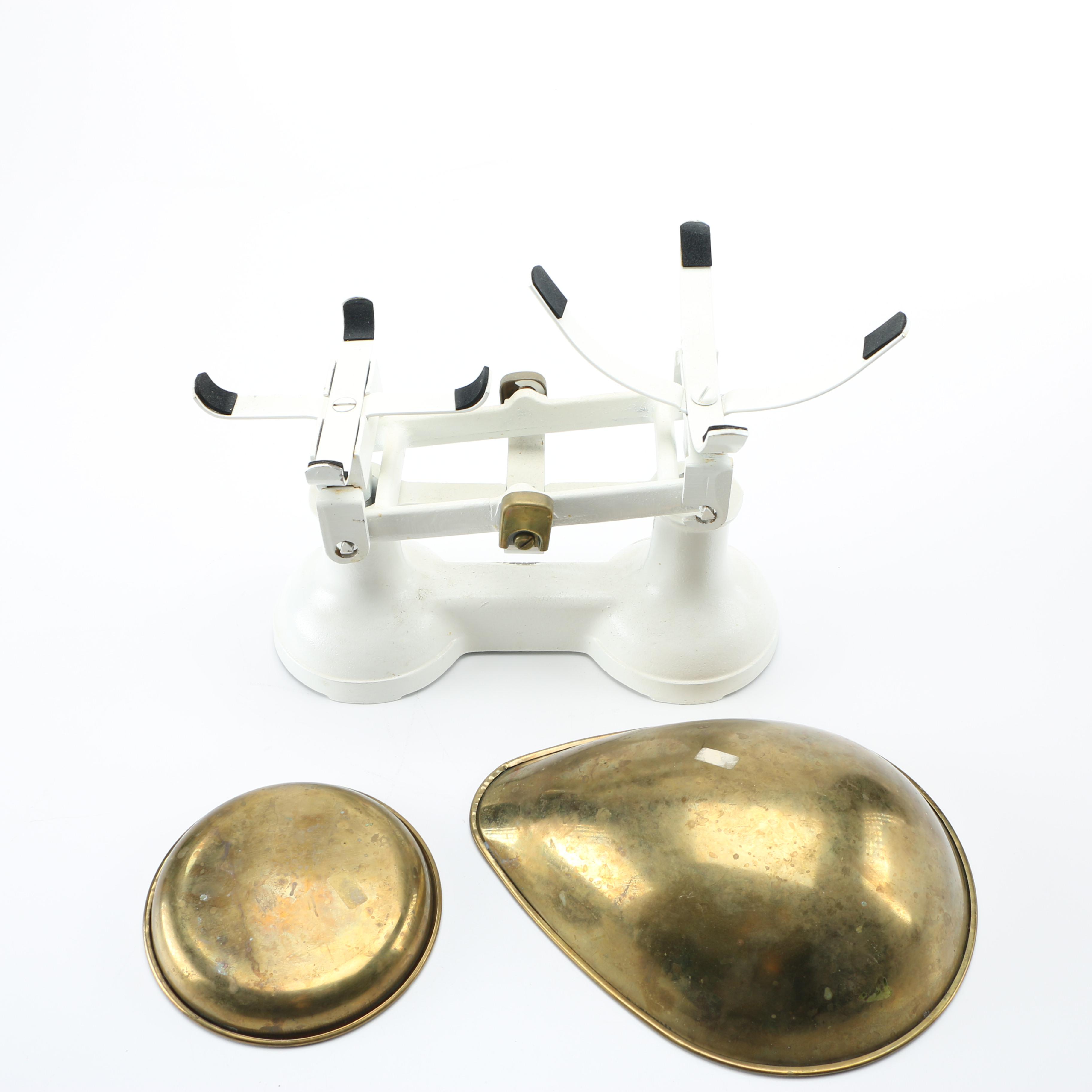 Vintage F.J. Thornton Wolverhampton Scale With Weights