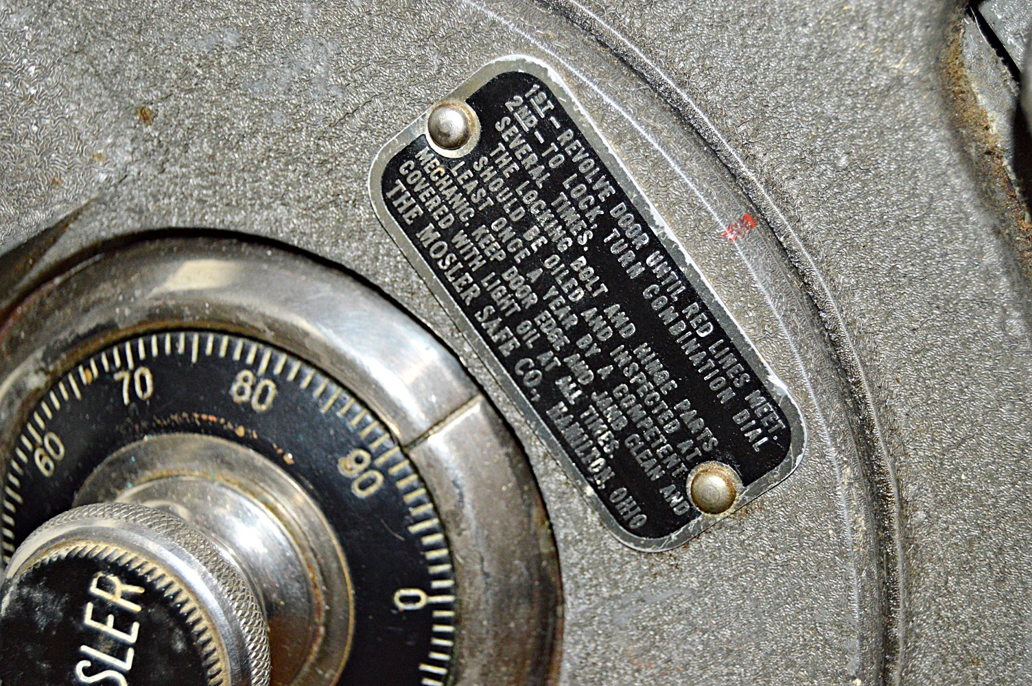 Mosler Combination Safe