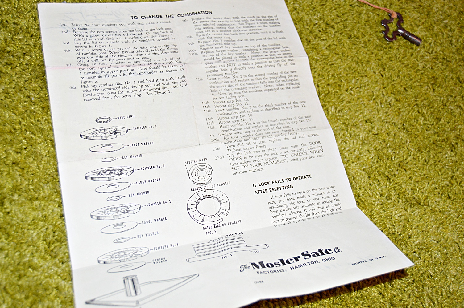 Mosler Combination Safe