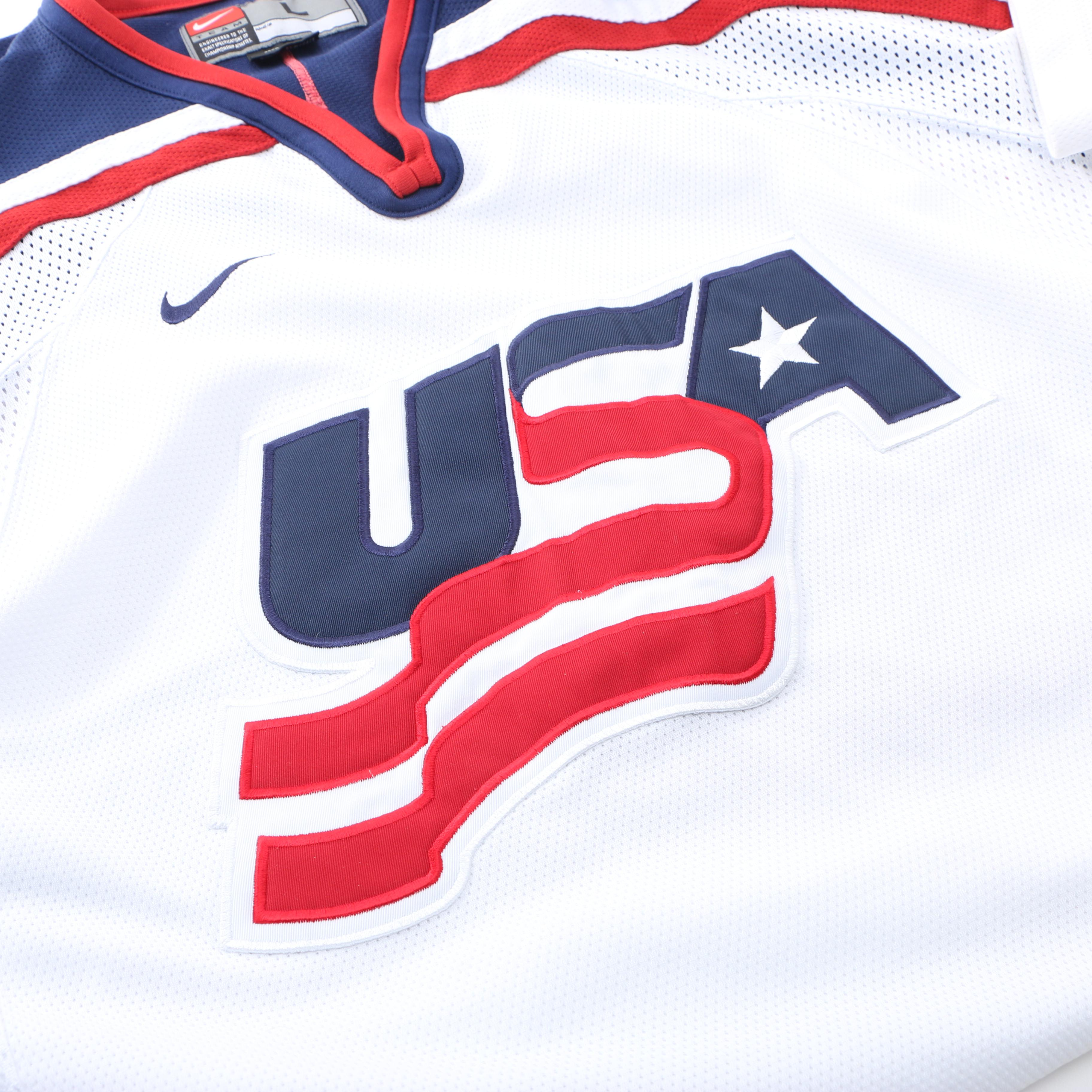 Nashville Predators Jersey and Goalie Helment and USA Hockey Jersey