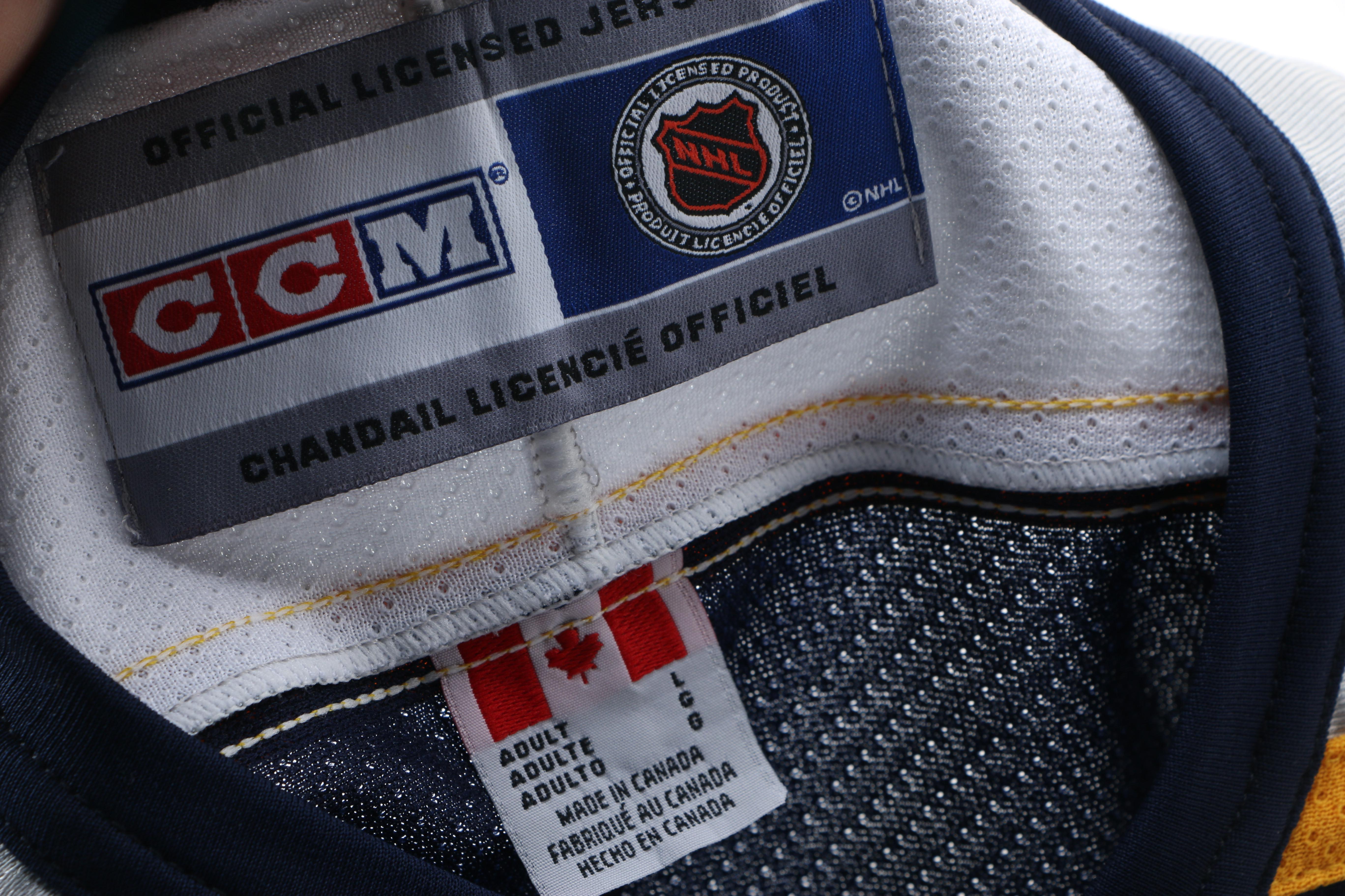 Nashville Predators Jersey and Goalie Helment and USA Hockey Jersey