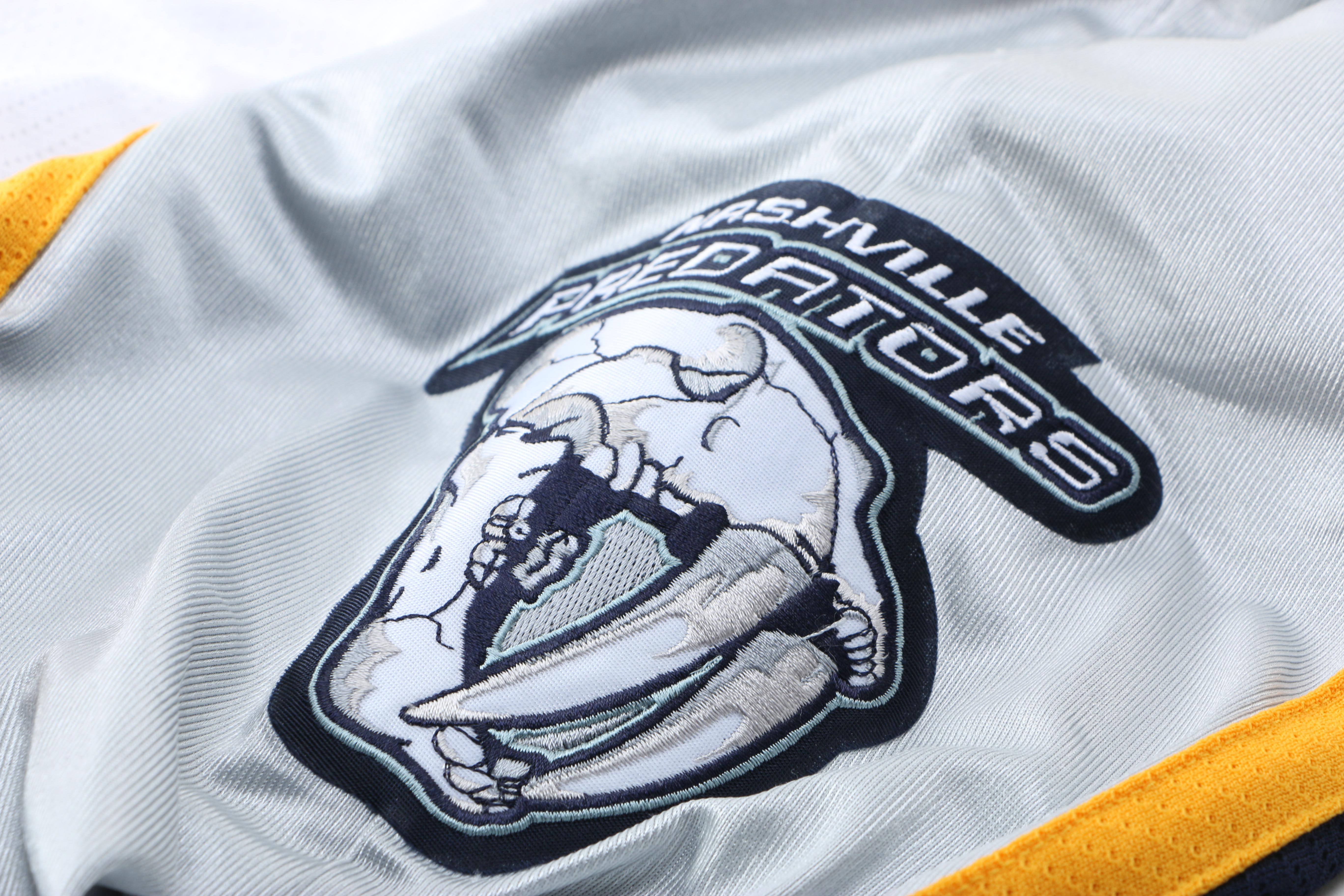 Nashville Predators Jersey and Goalie Helment and USA Hockey Jersey