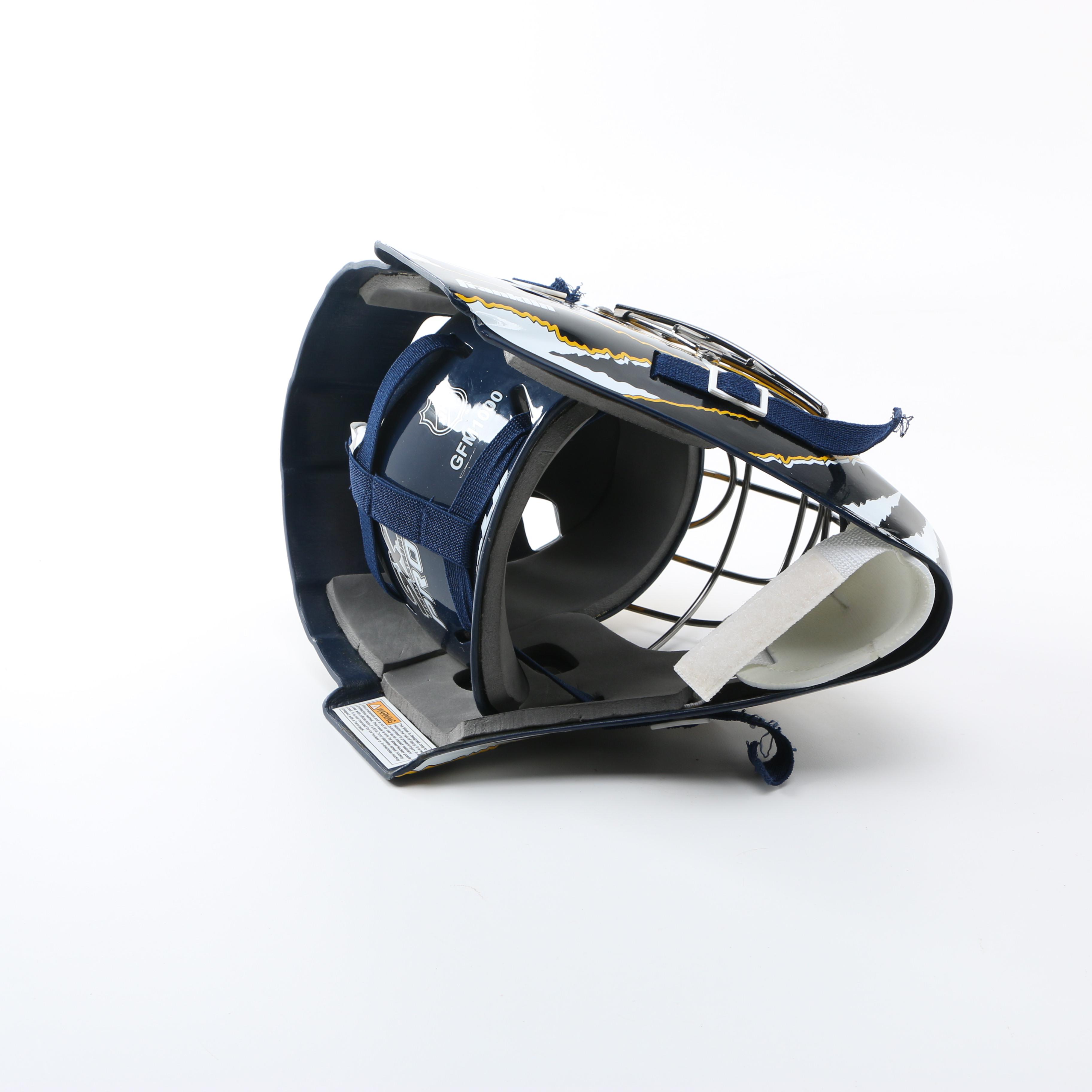 Nashville Predators Jersey and Goalie Helment and USA Hockey Jersey