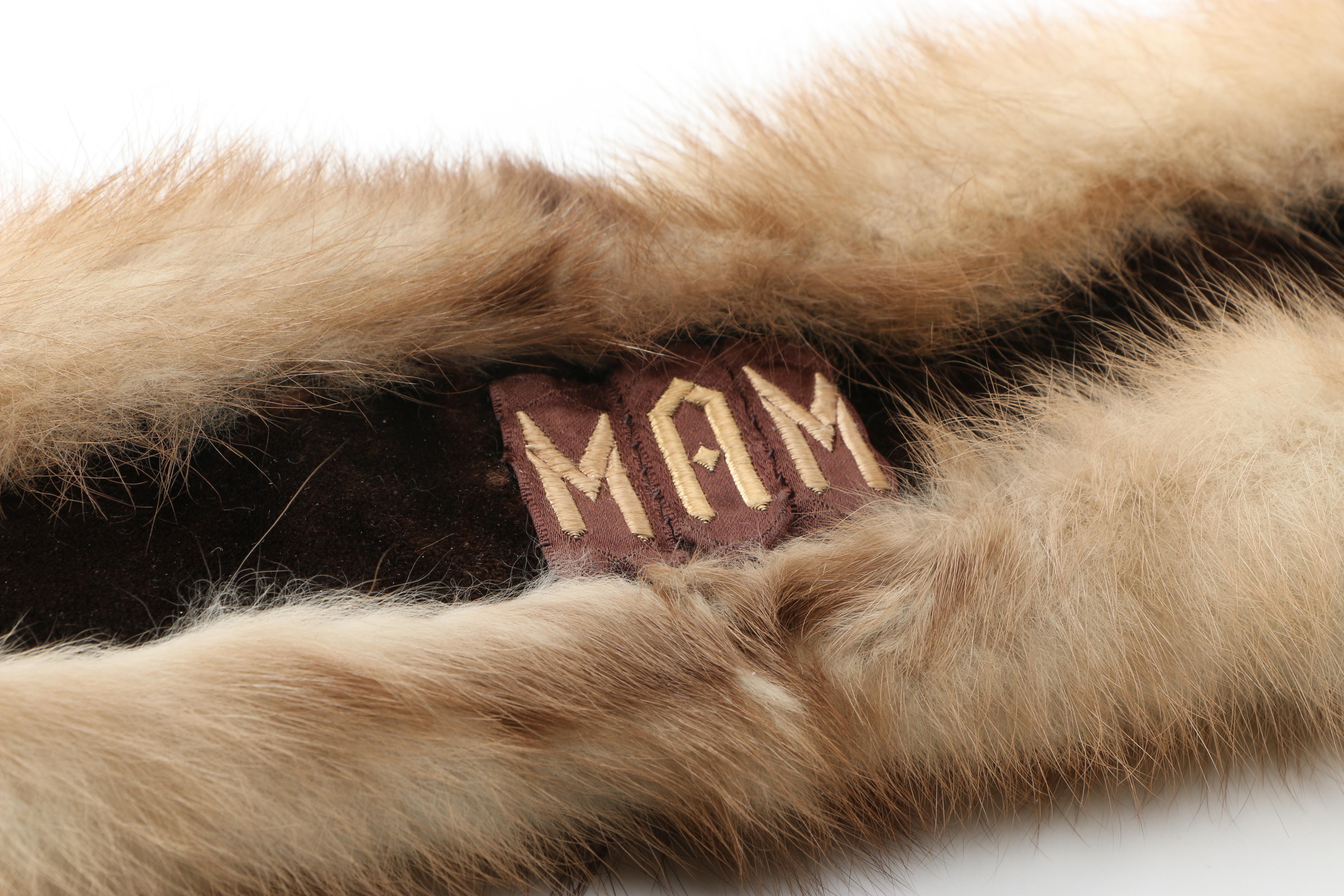 Stone Marten Fur Stole