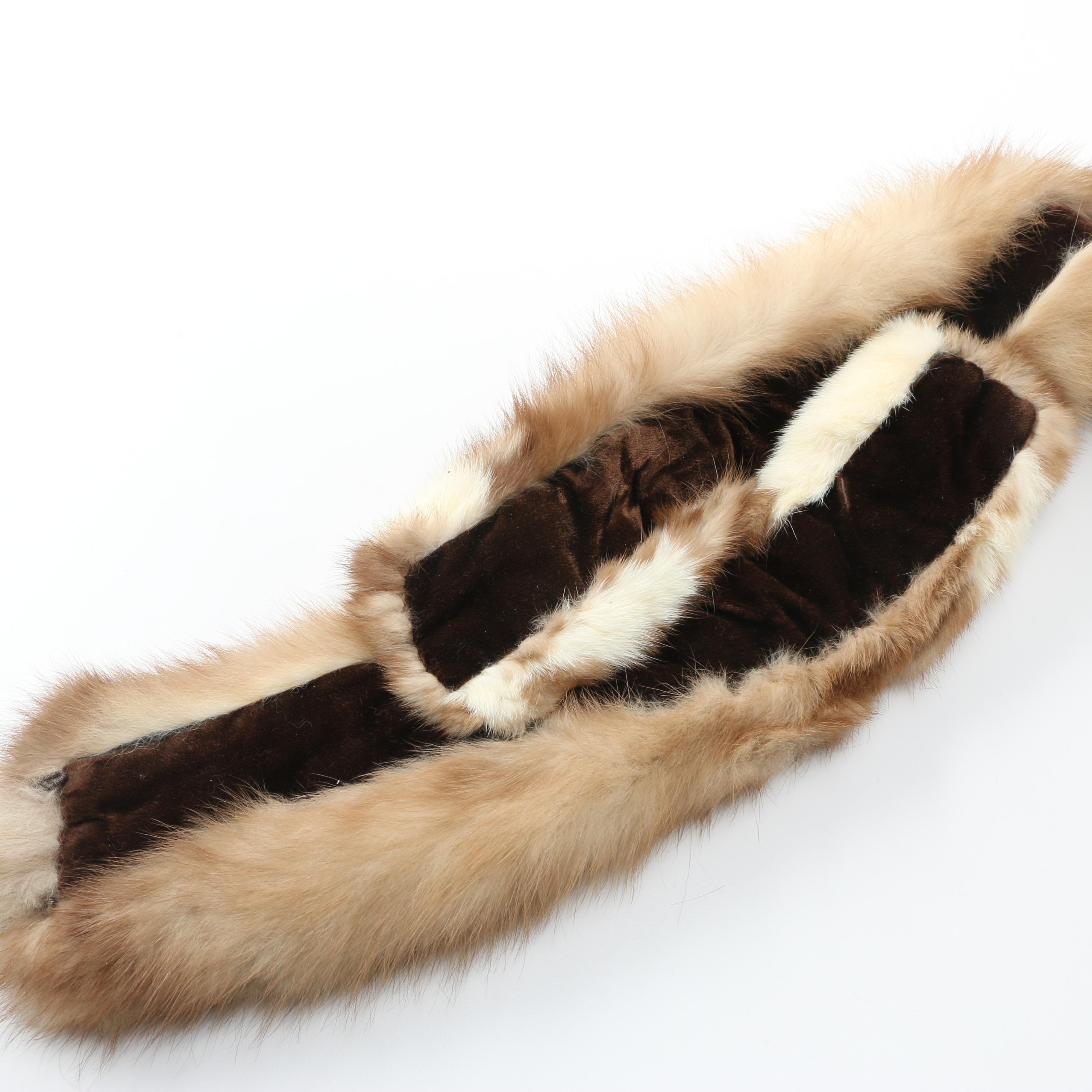 Stone Marten Fur Stole