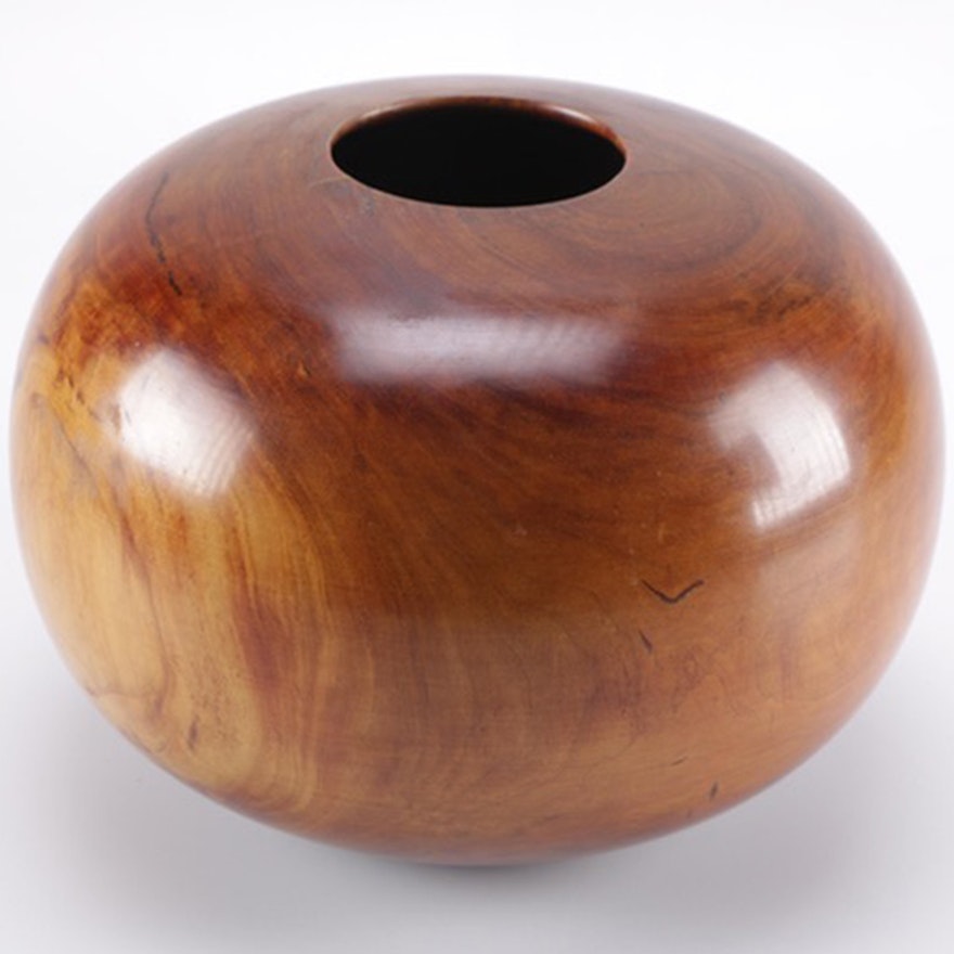 Edward Moulthrop Wild Cherry Hand Turned Wooden Bowl