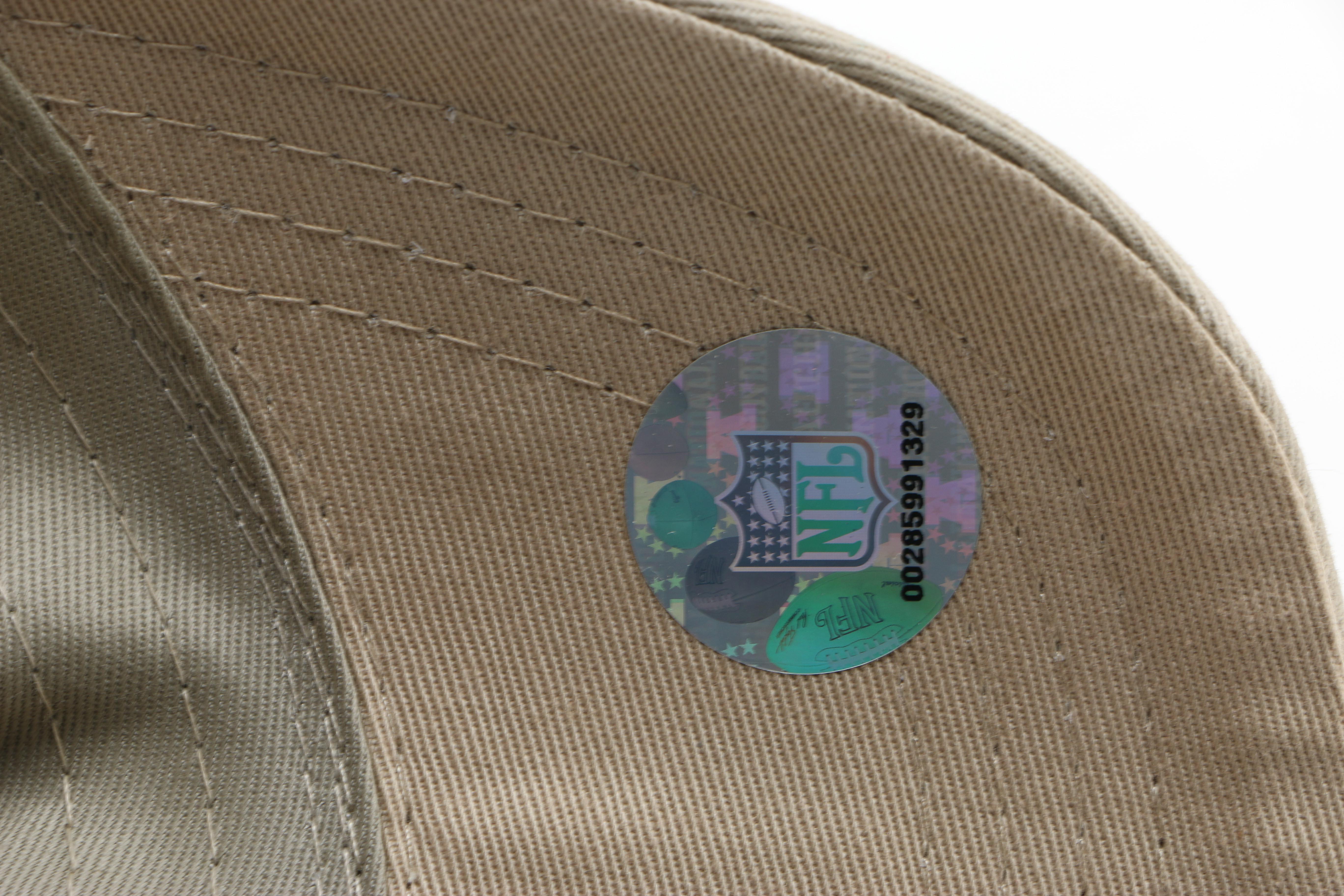 Collection of Hats and Super Bowl Souvenirs