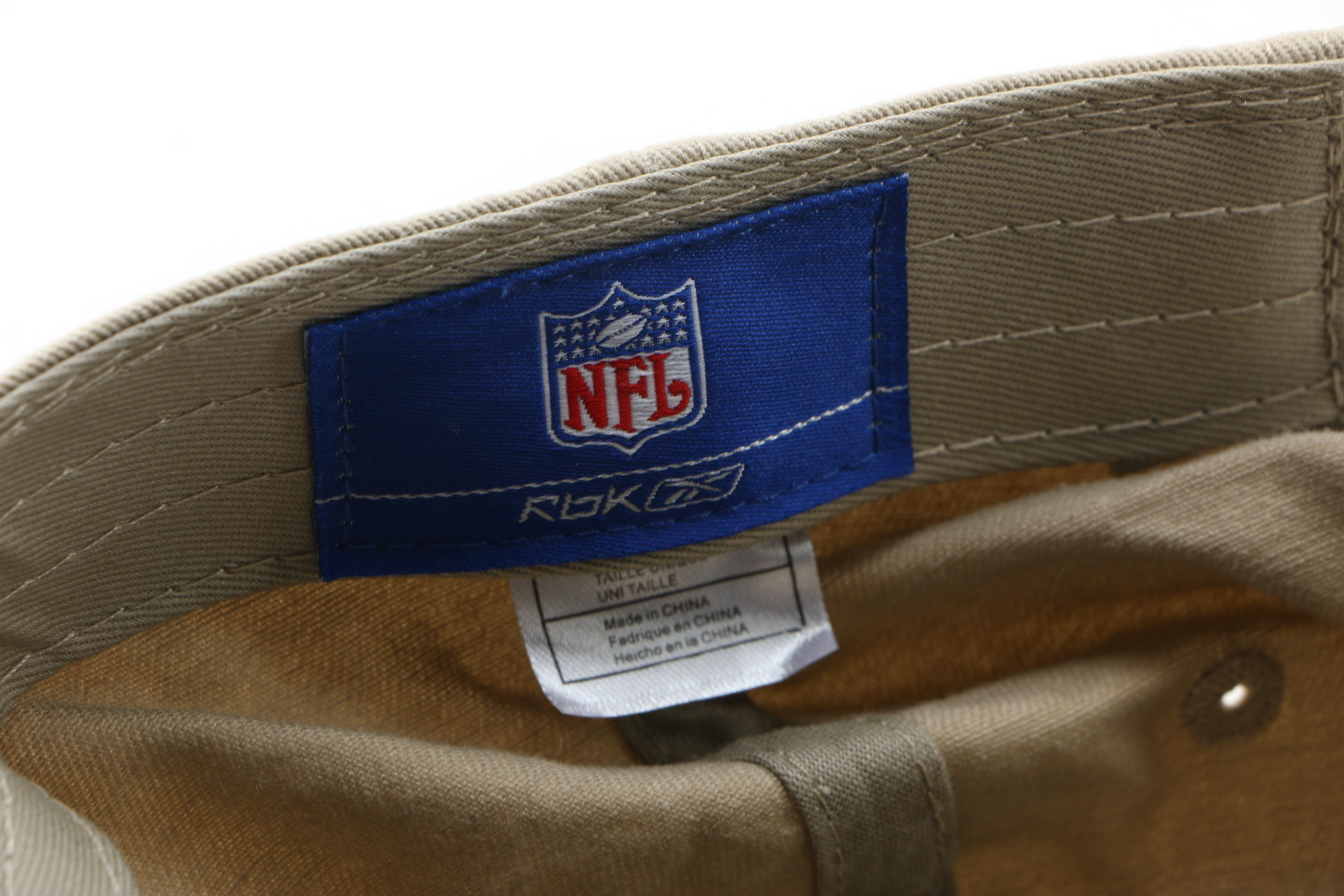 Collection of Hats and Super Bowl Souvenirs