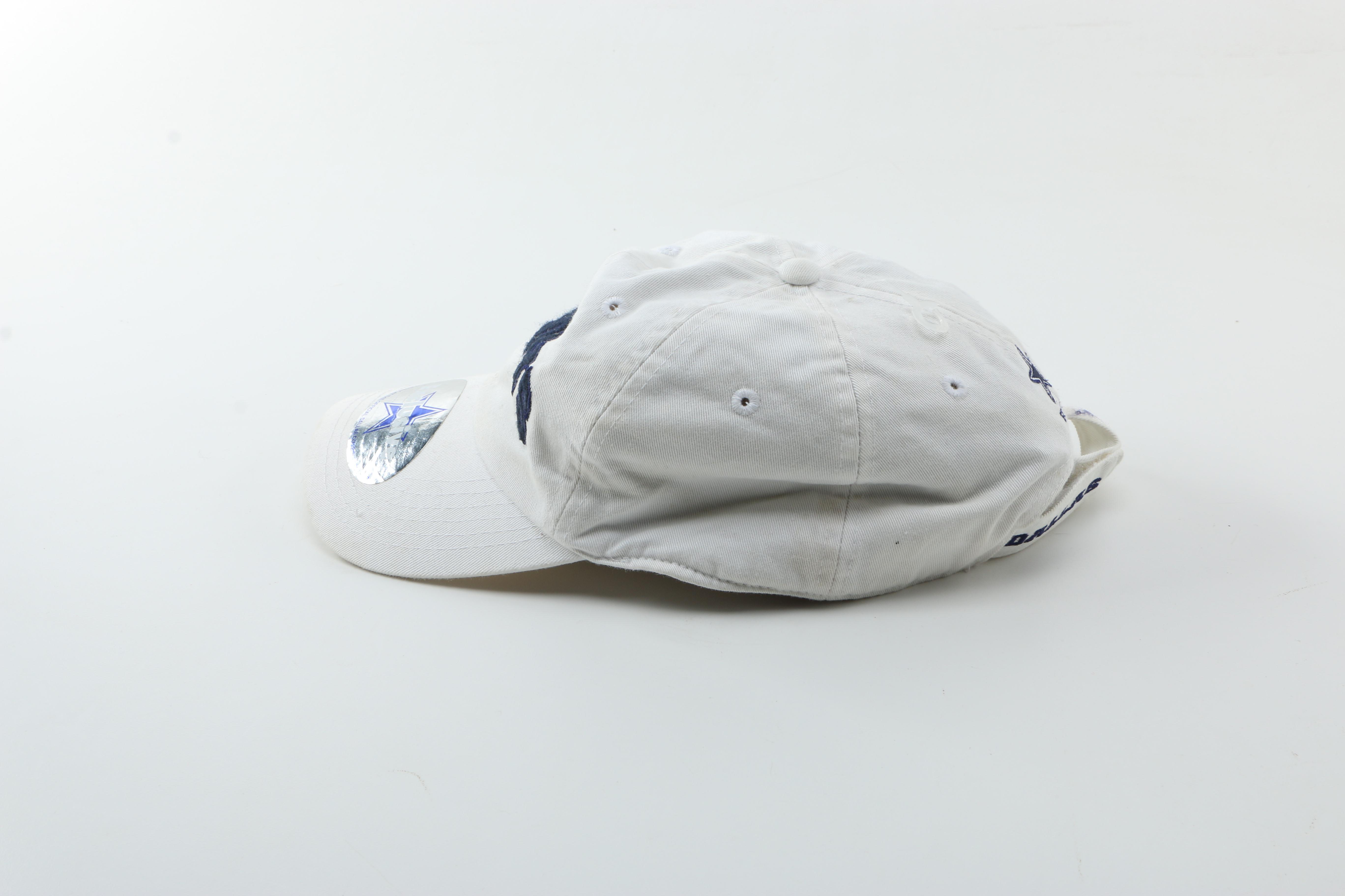 Collection of Hats and Super Bowl Souvenirs