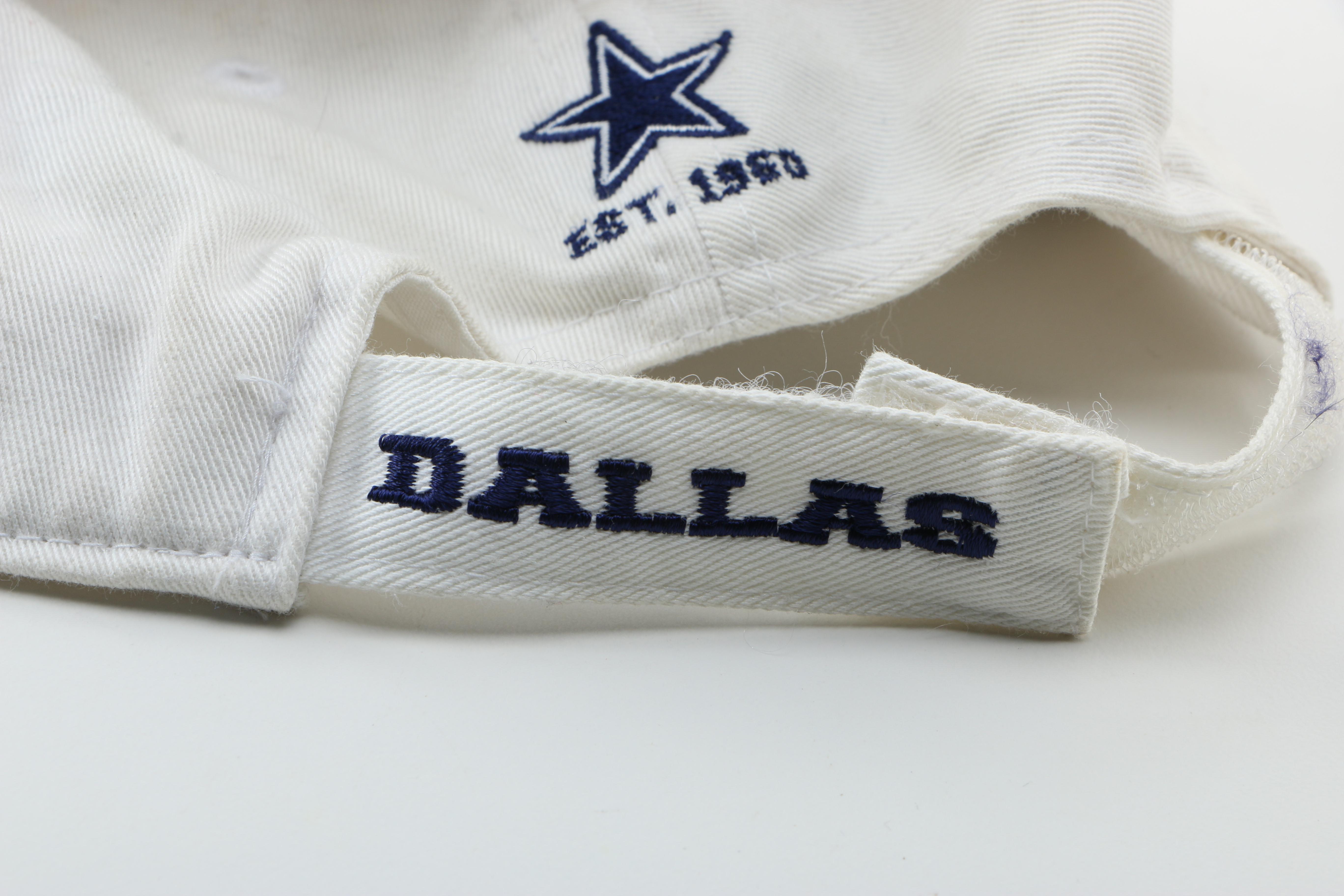 Collection of Hats and Super Bowl Souvenirs