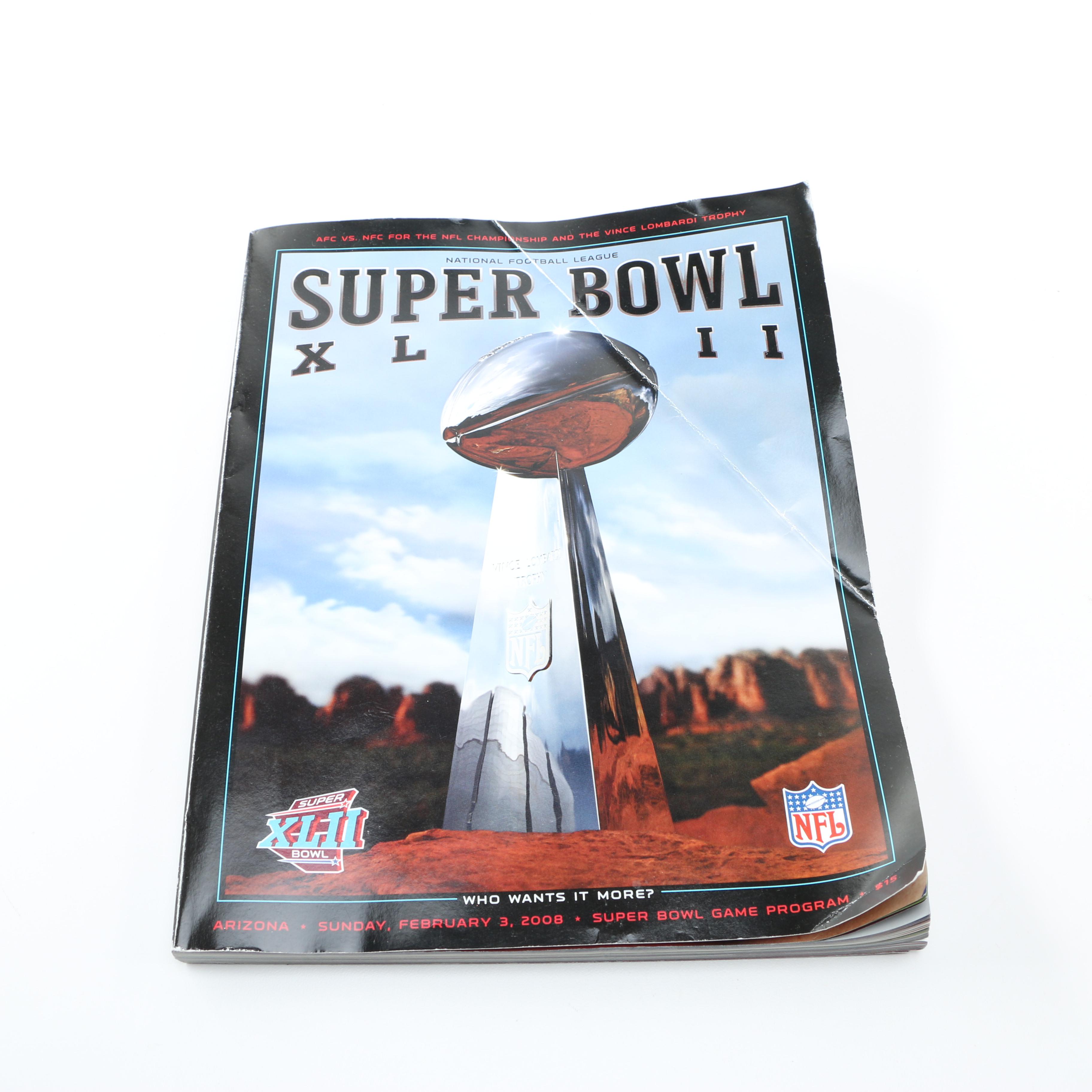 Collection of Hats and Super Bowl Souvenirs