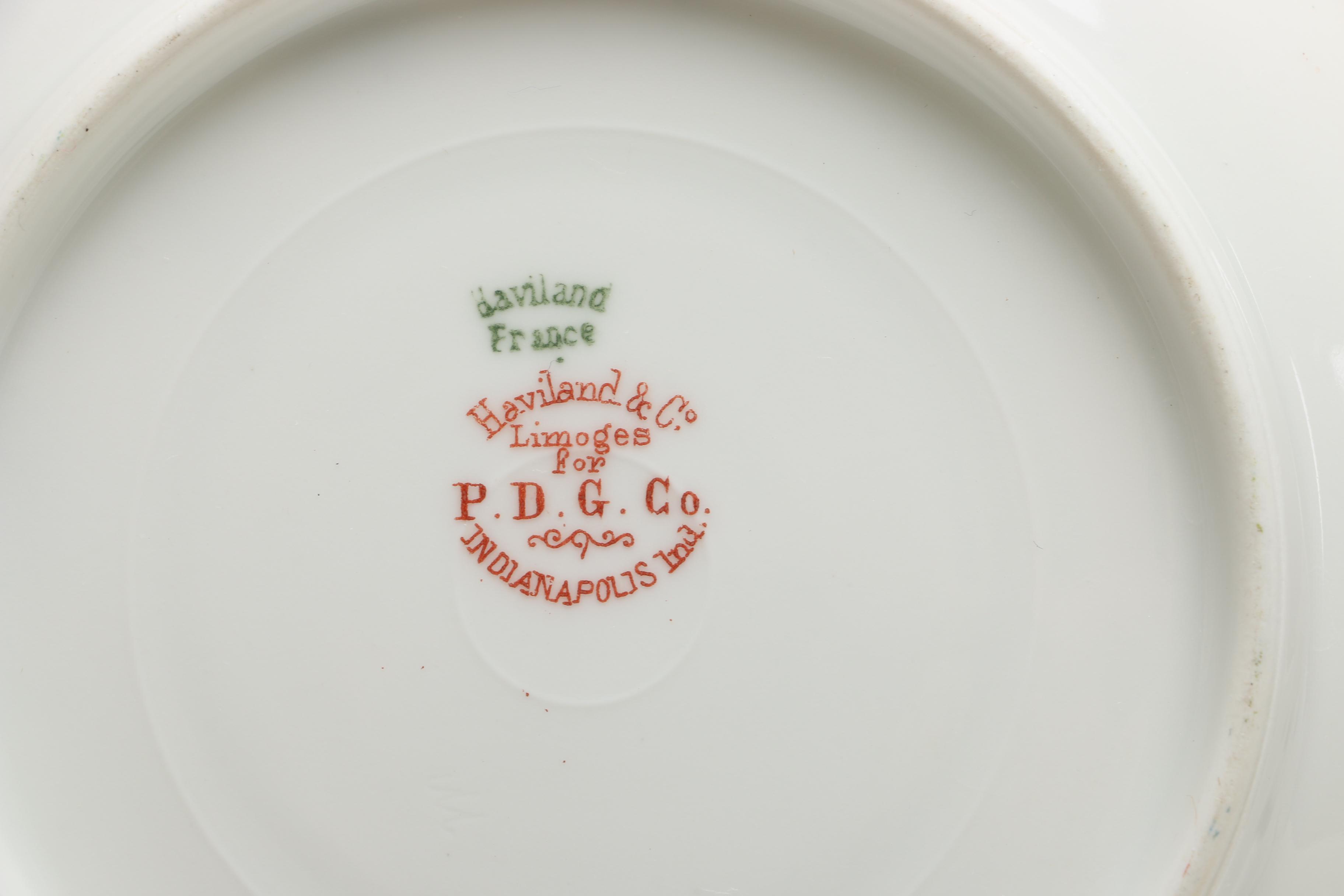 Haviland & Co. Limoges Teacups and Saucers