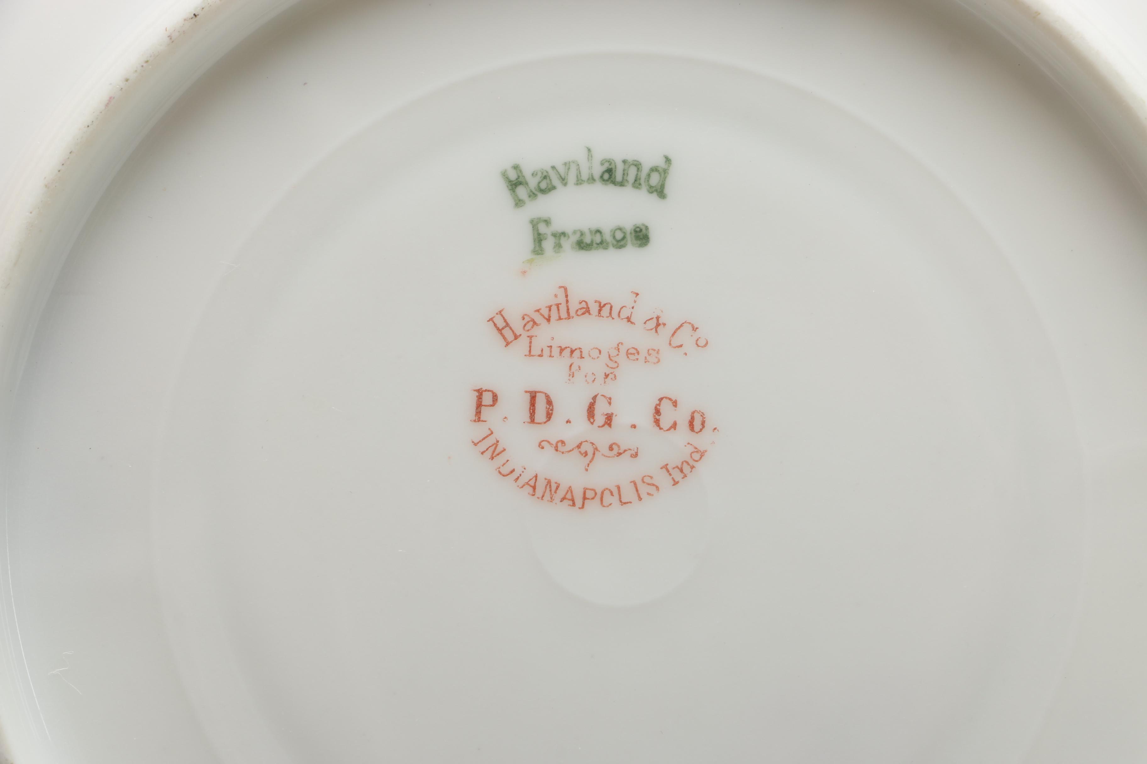 Haviland & Co. Limoges Teacups and Saucers