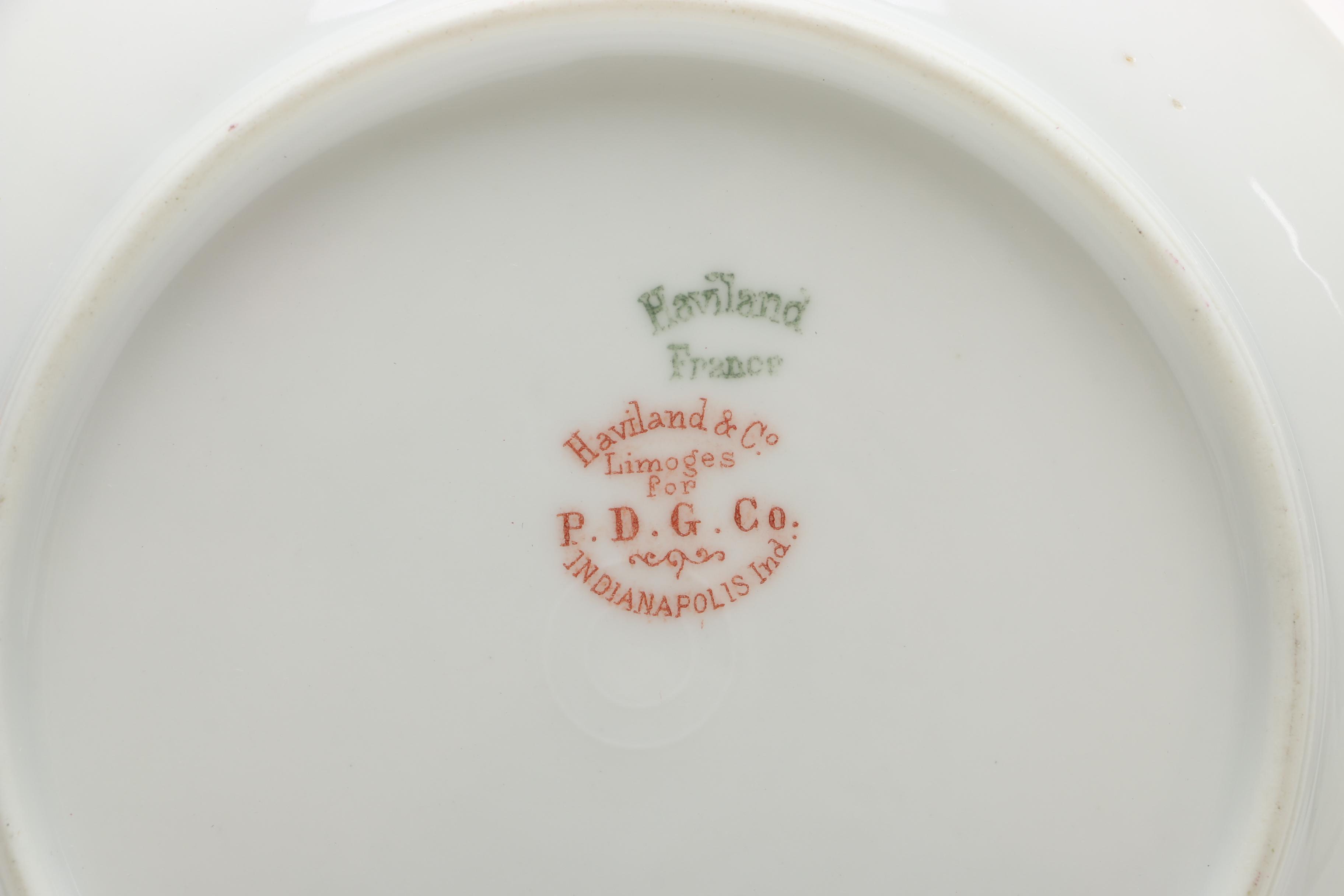 Haviland & Co. Limoges Teacups and Saucers