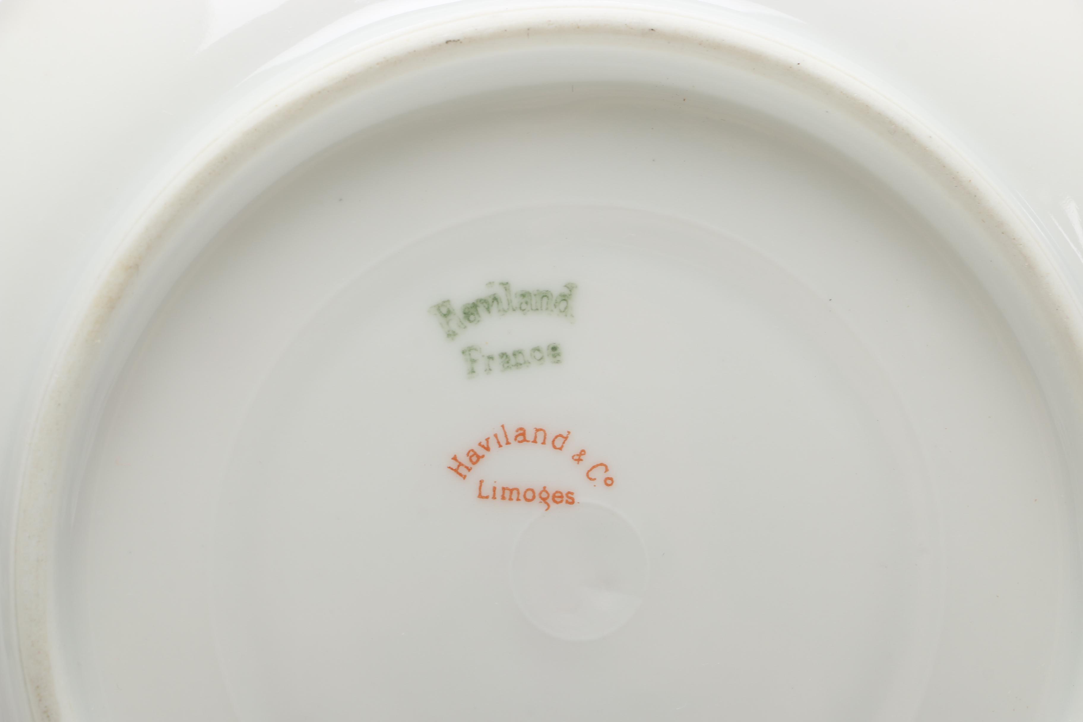 Haviland & Co. Limoges Teacups and Saucers