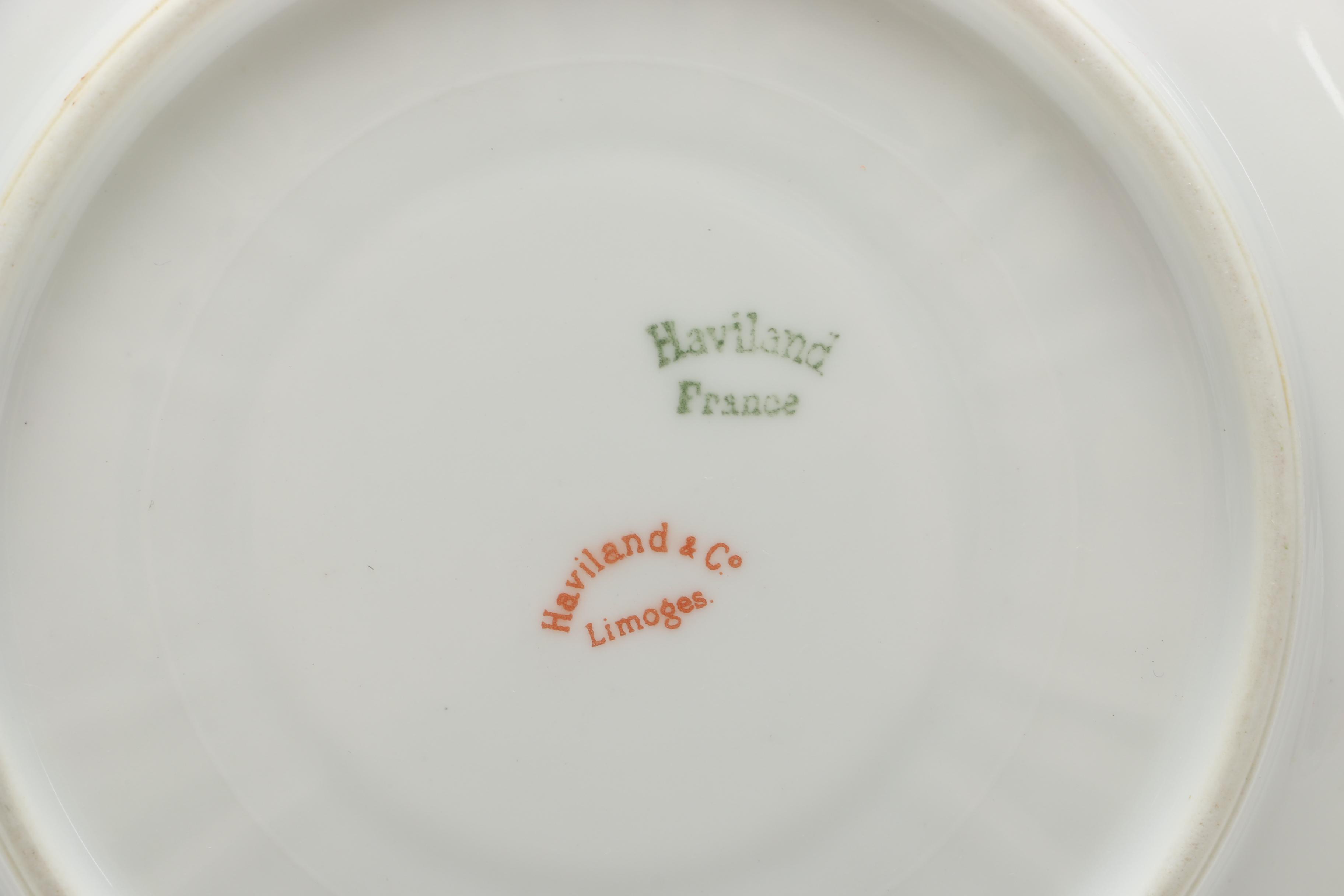 Haviland & Co. Limoges Teacups and Saucers