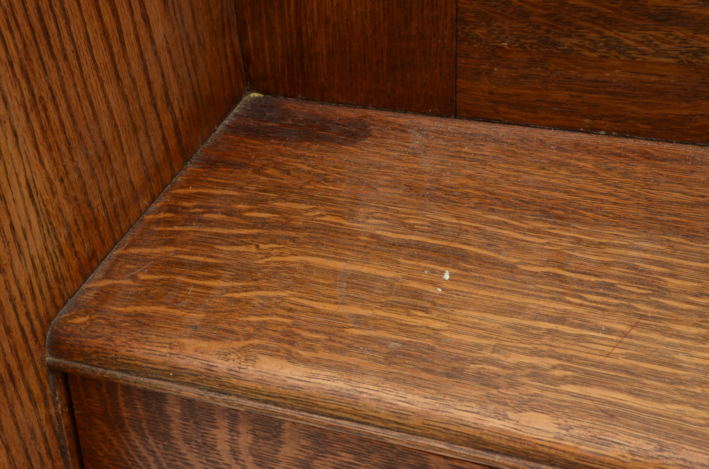 Victorian Oak Side-by-Side Secretary Desk