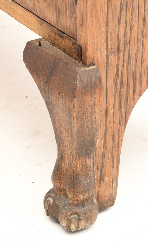 Victorian Oak Side-by-Side Secretary Desk