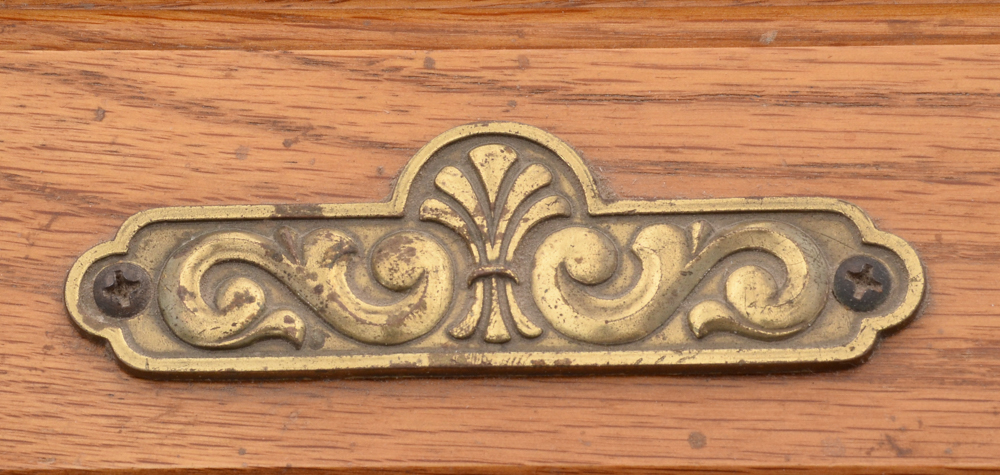 Oak Roll-Top Tambour Desk