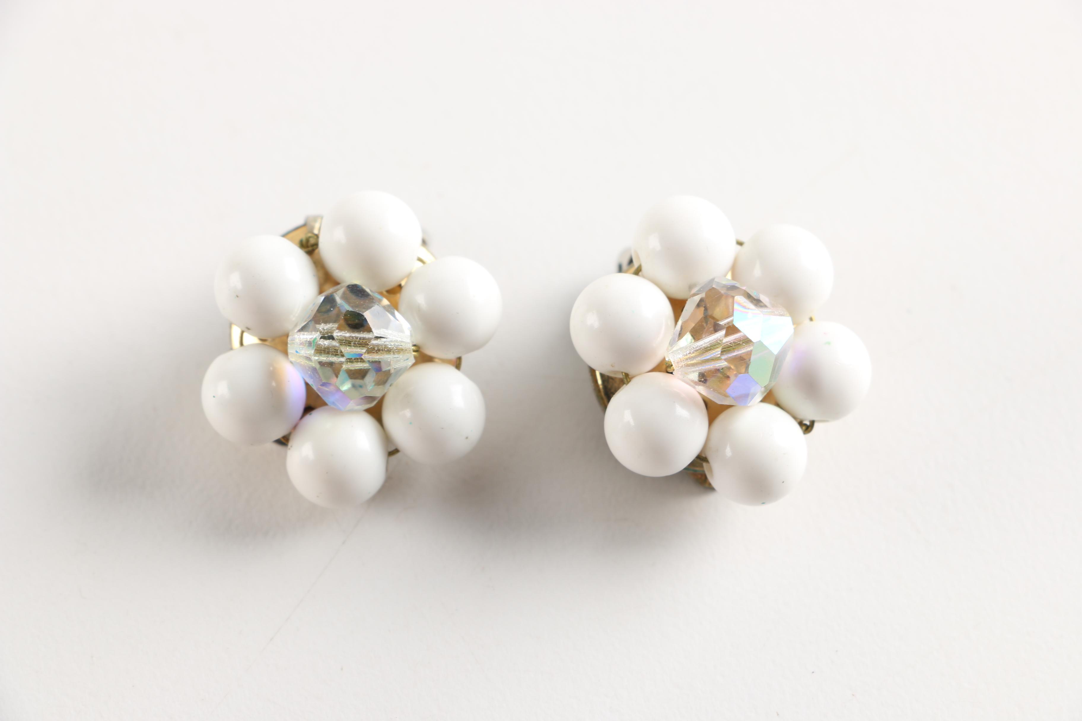 Costume Jewelry Including Native American Style Beaded Necklace