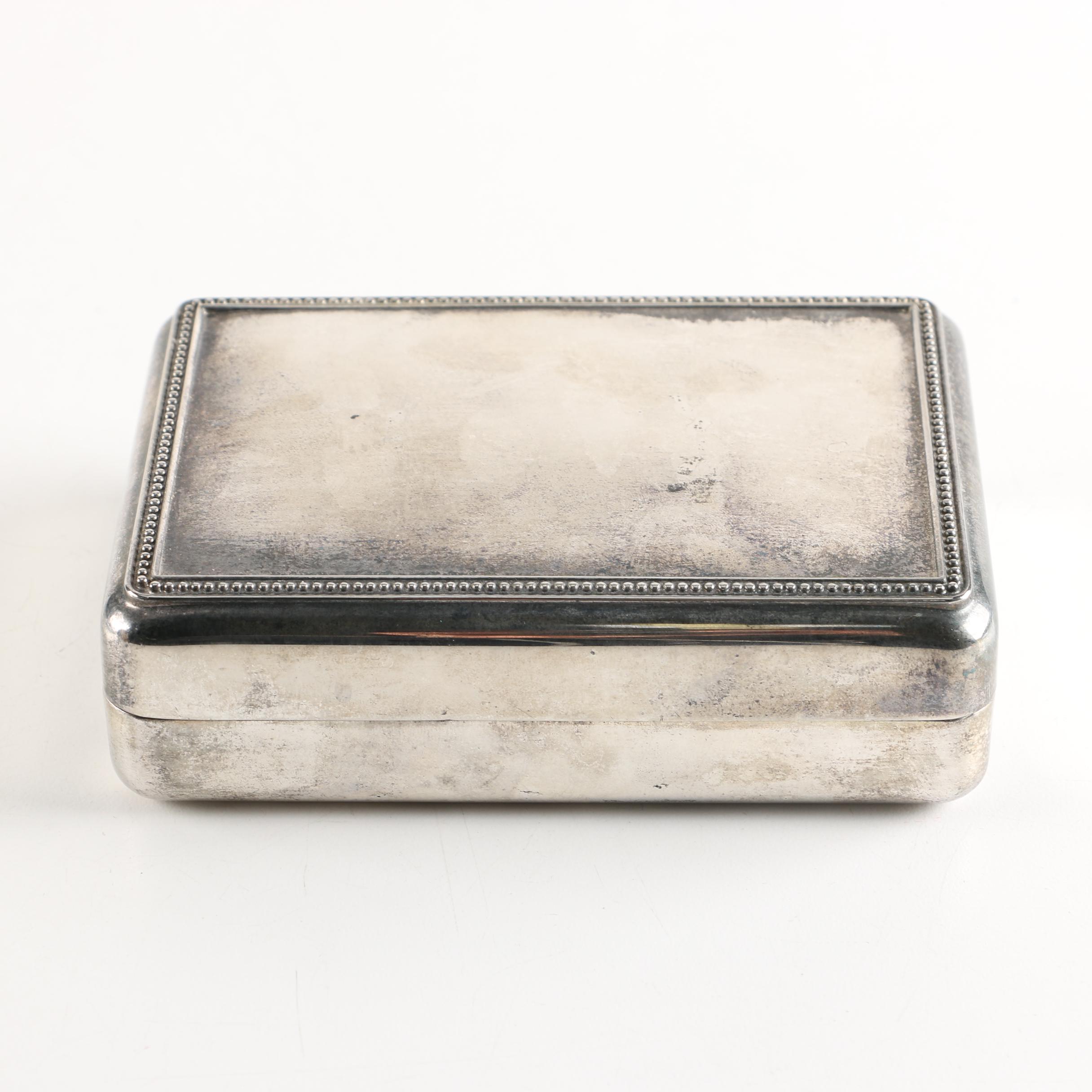 Plated Silver Jewelry Box