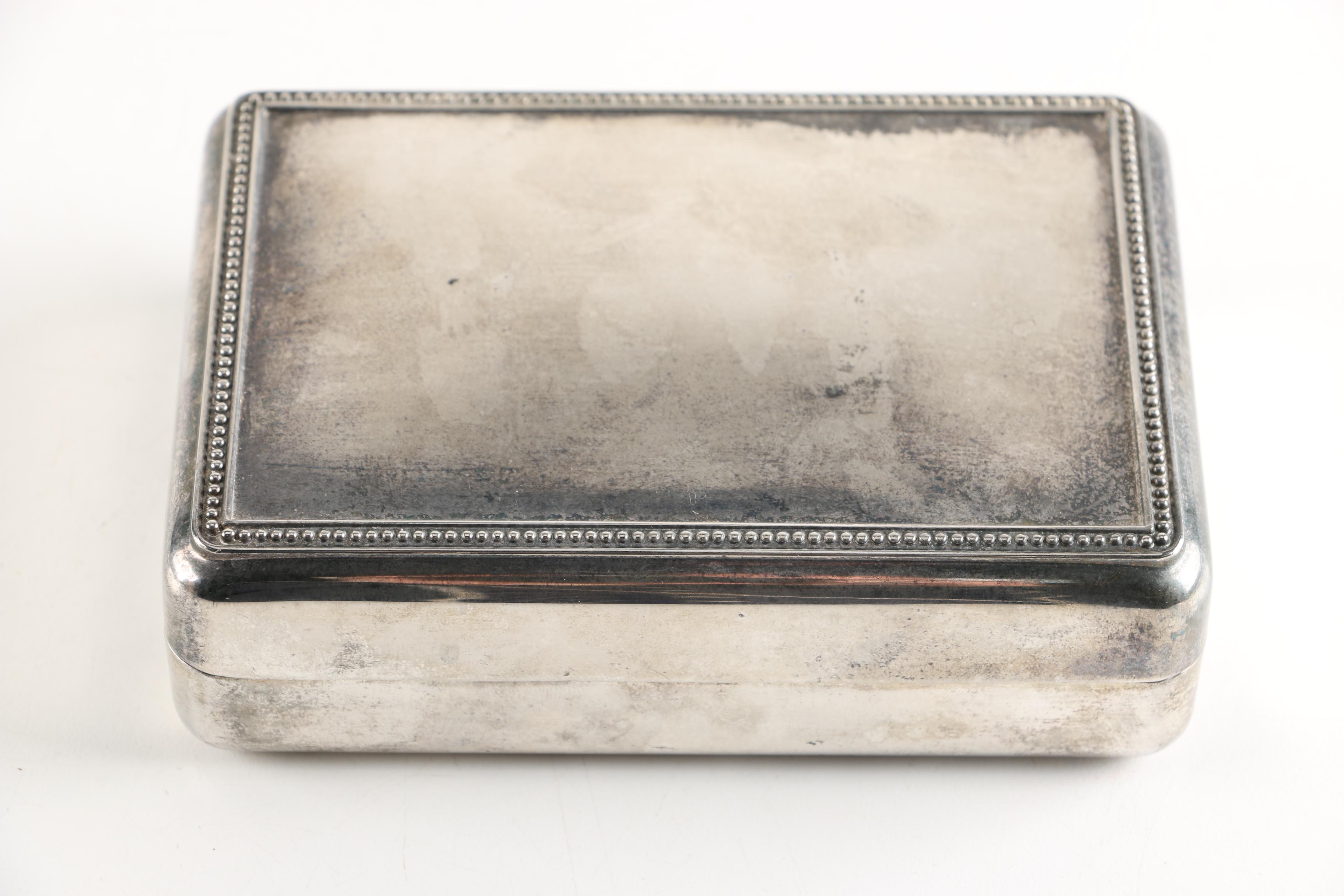 Plated Silver Jewelry Box