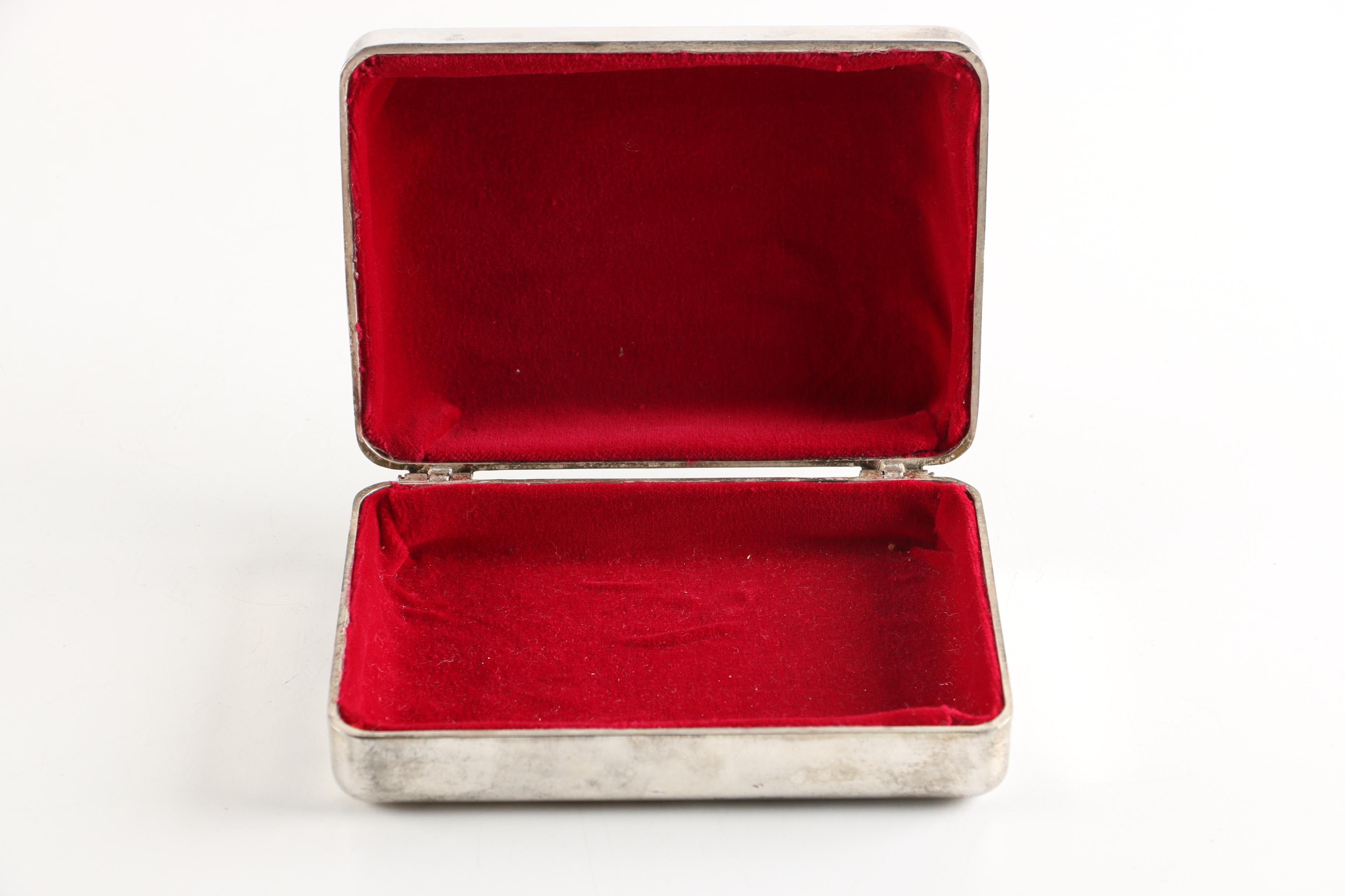 Plated Silver Jewelry Box