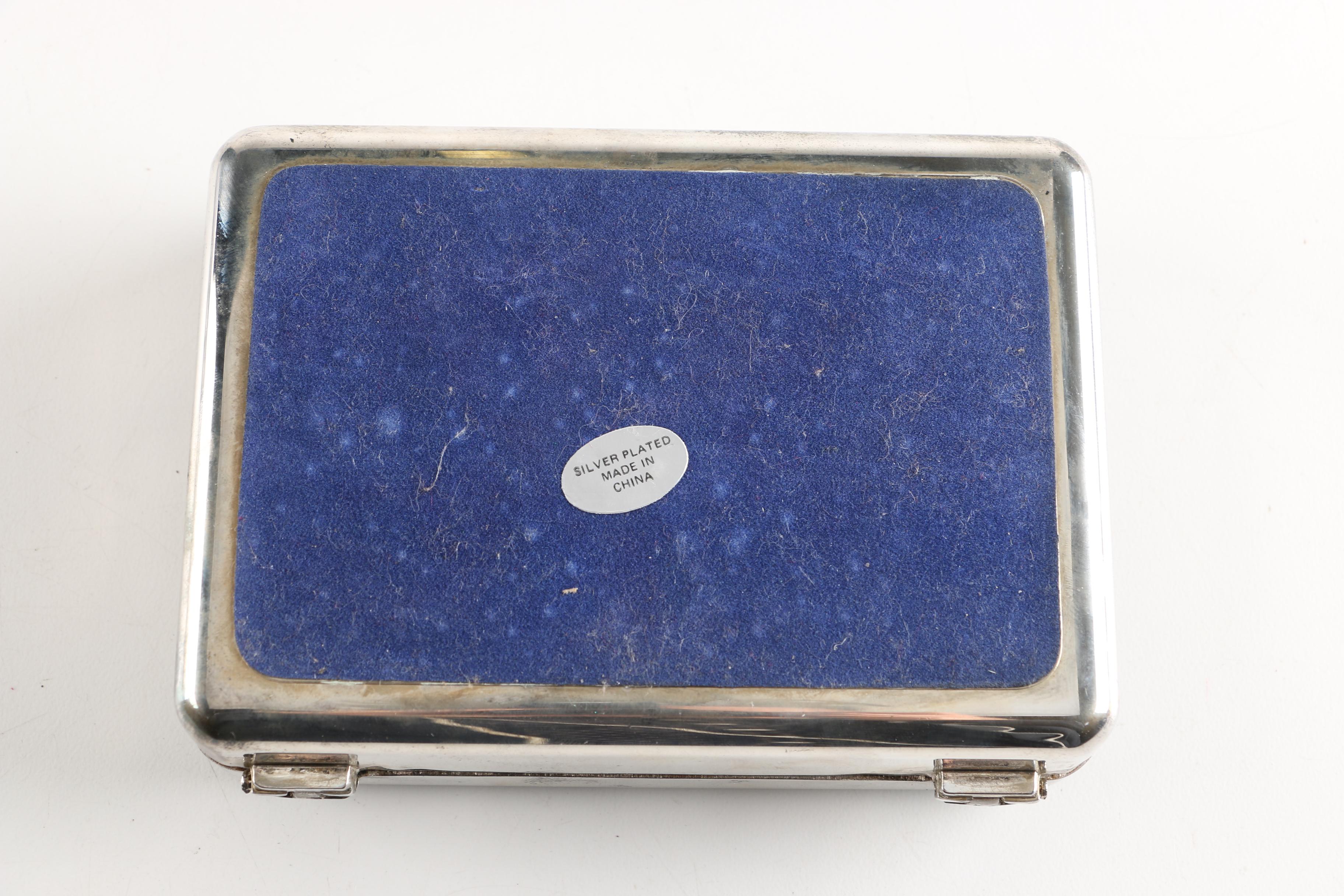 Plated Silver Jewelry Box