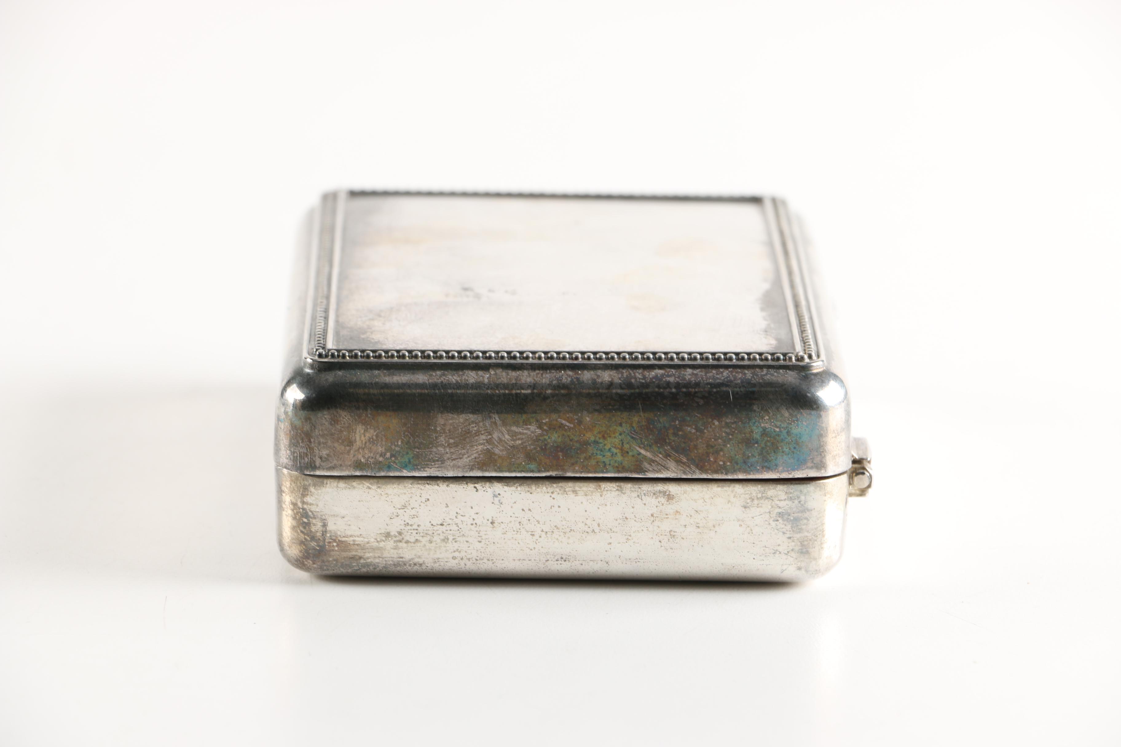 Plated Silver Jewelry Box