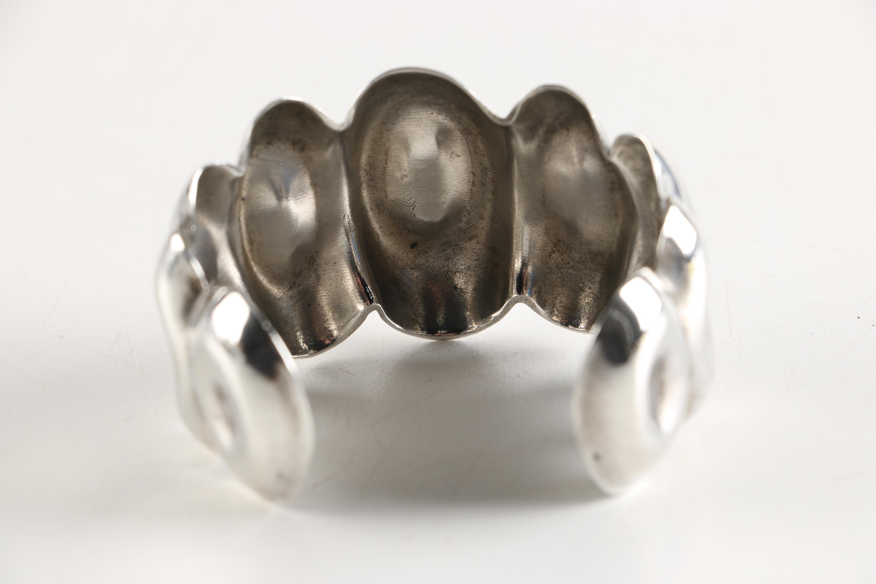 Sterling Silver Necklace and Bracelets Including Taxco