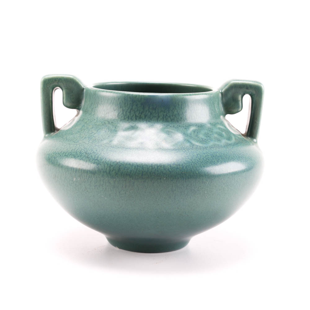 1927 Rookwood Pottery Green Vase