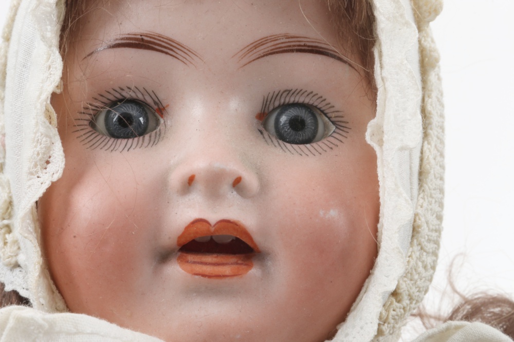 German PM Bisque Jointed Doll