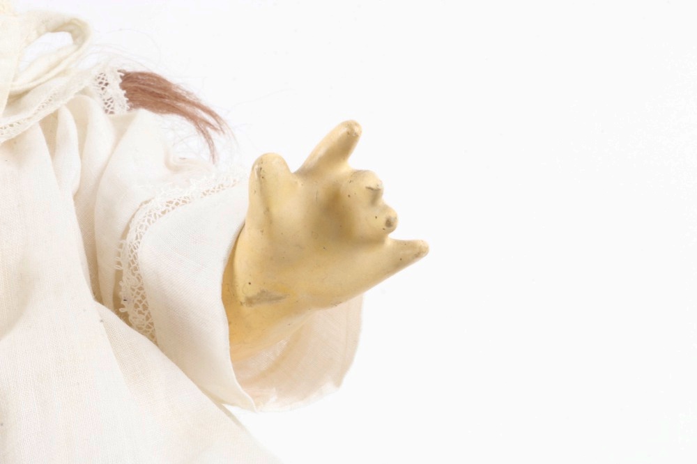 German PM Bisque Jointed Doll