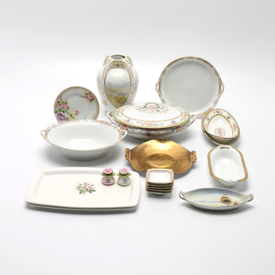 Noritake and Other Porcelain Pieces