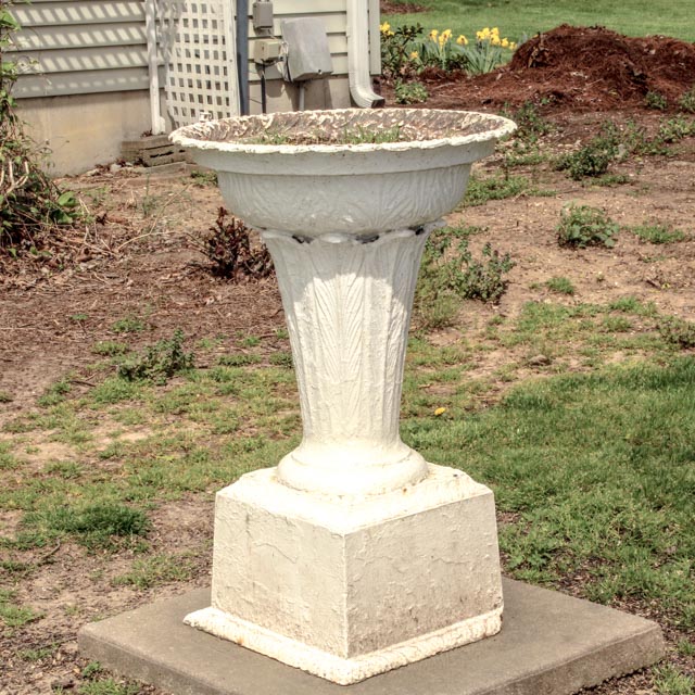 Large Cast Iron Out Door Urn Planter