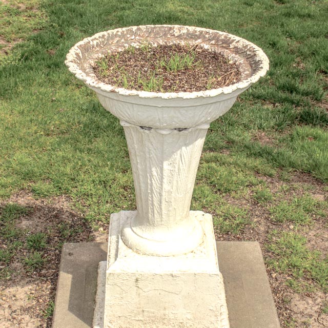 Large Cast Iron Out Door Urn Planter