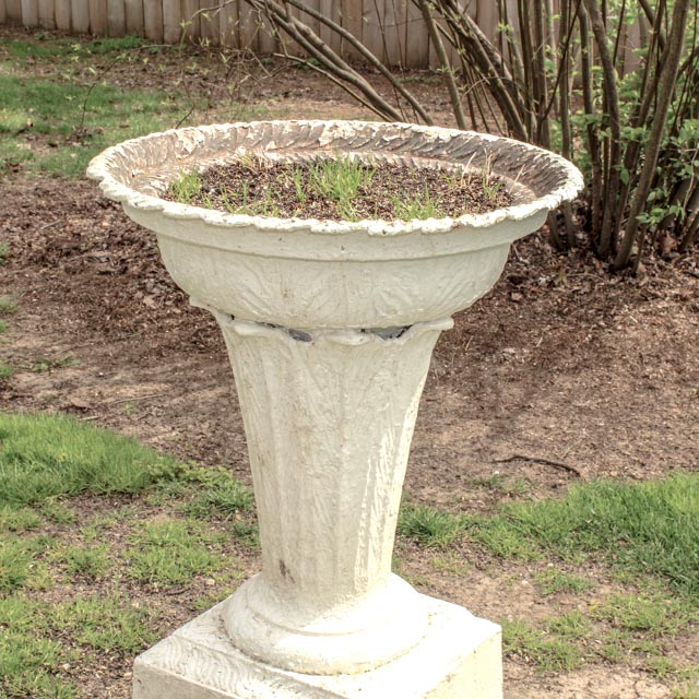 Large Cast Iron Out Door Urn Planter