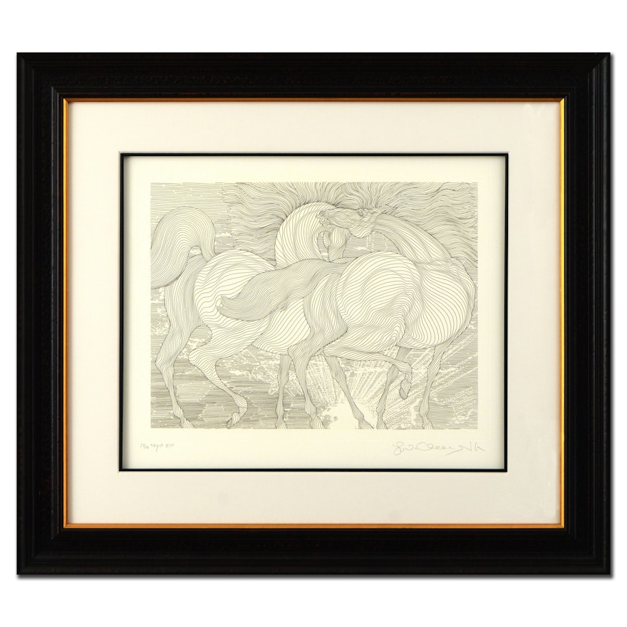 "Tryst" Framed Limited Edition by Guillaume Azoulay