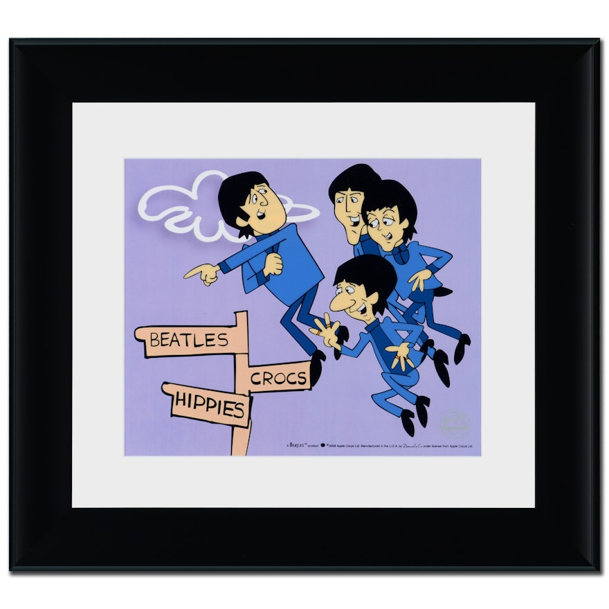 "The Beatles: In Air" Limited Edition Sericel and Official DenniLu Company Stamp