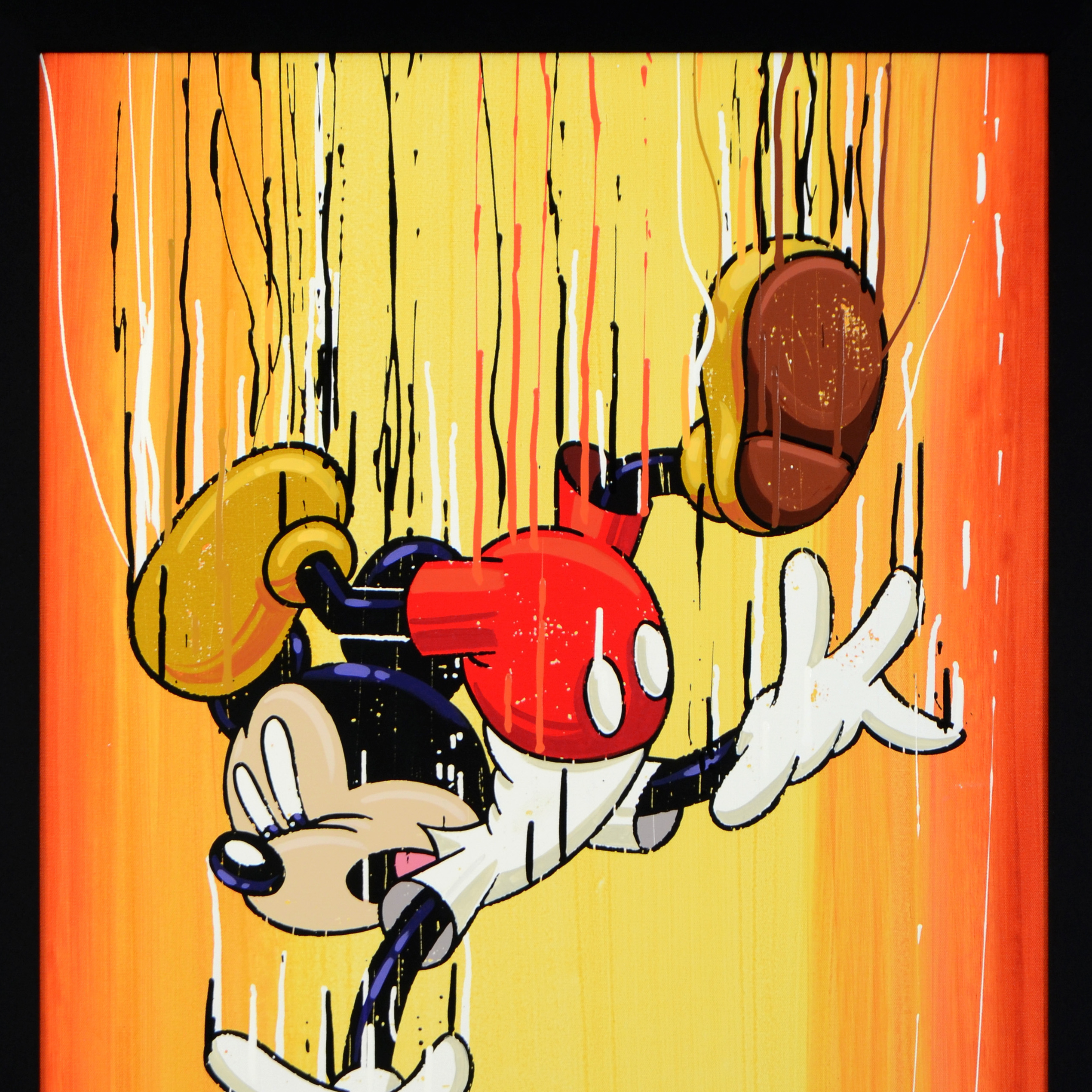 Trevor Carlton "Look Out Below" Signed Painting on Canvas