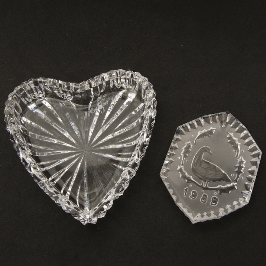 Waterford Crystal Dish and Ornament