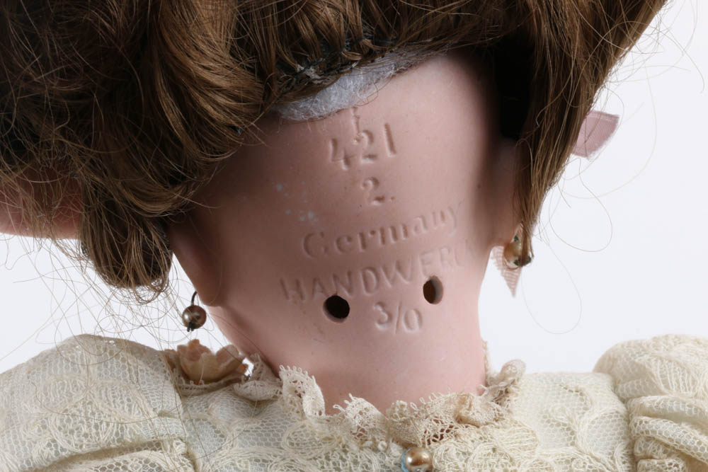 German Handwerck Bisque Head Doll with Jointed Composition Body