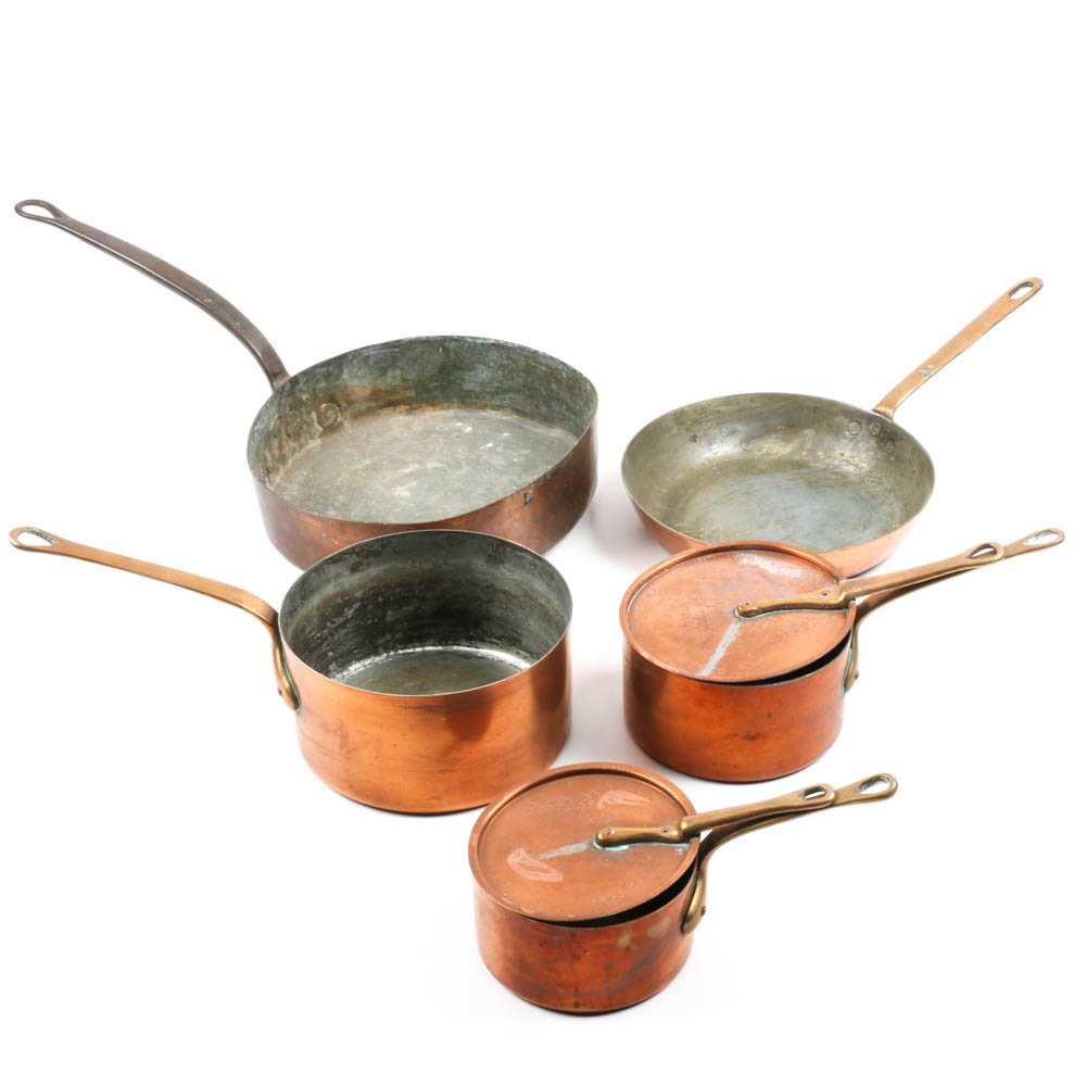 Copper Cookware Featuring Bazar Français