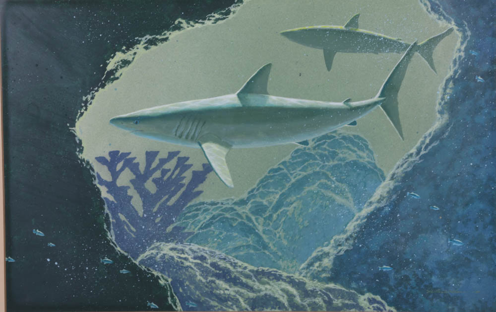 Original Watercolor by George Luther Schelling