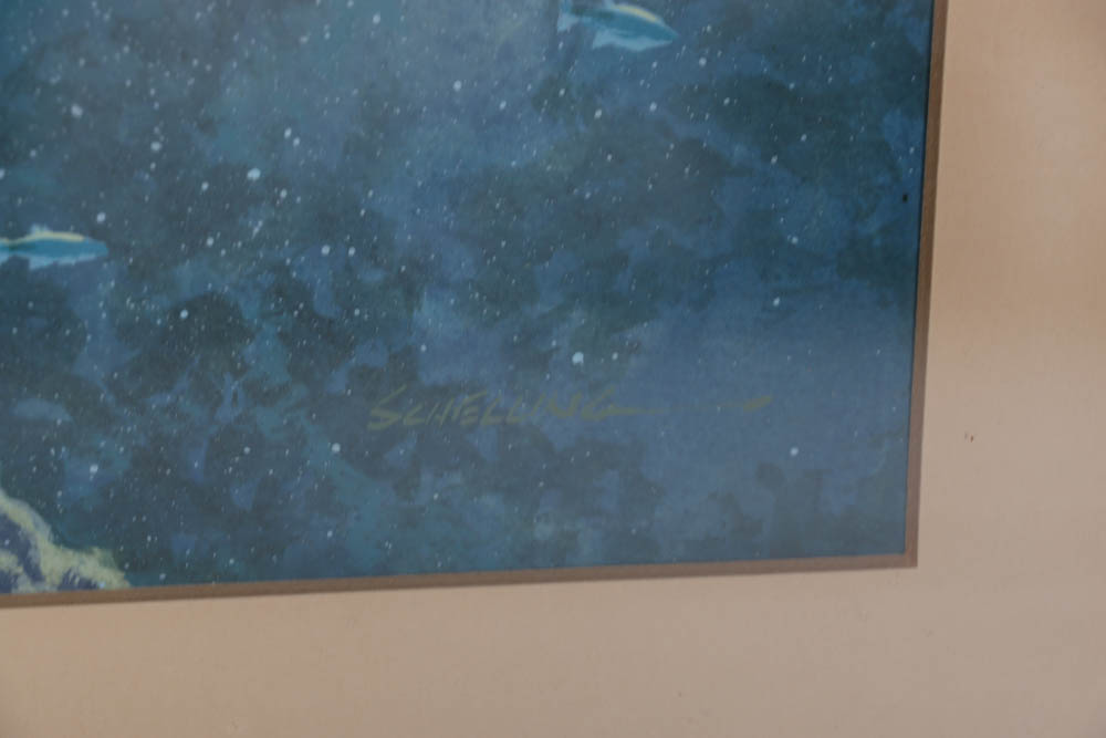 Original Watercolor by George Luther Schelling