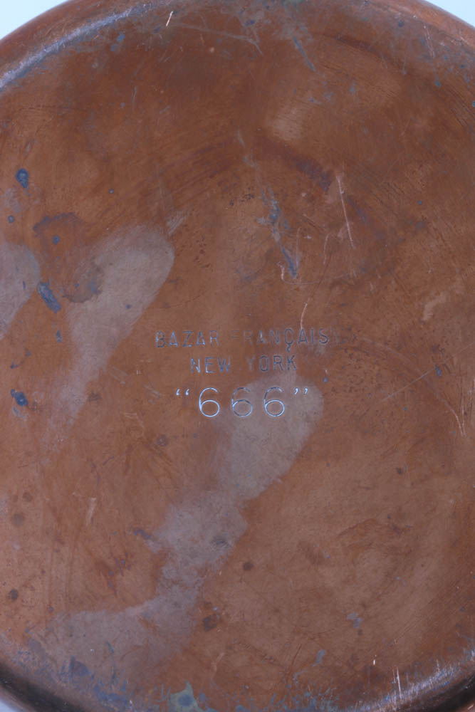 Copper Cookware Featuring Bazar Français