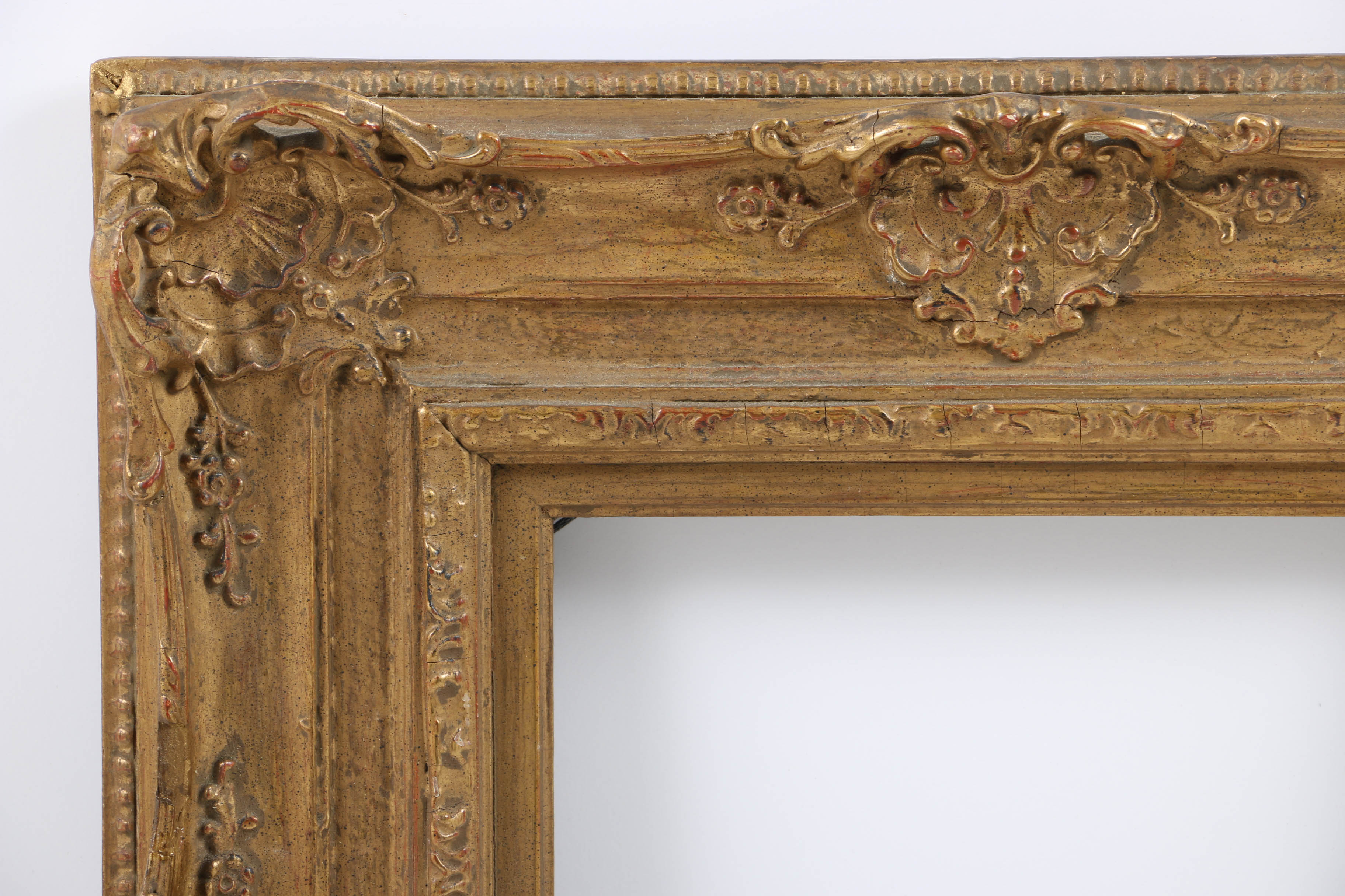19th Century Louis XV Style Gilt and Gesso Frame